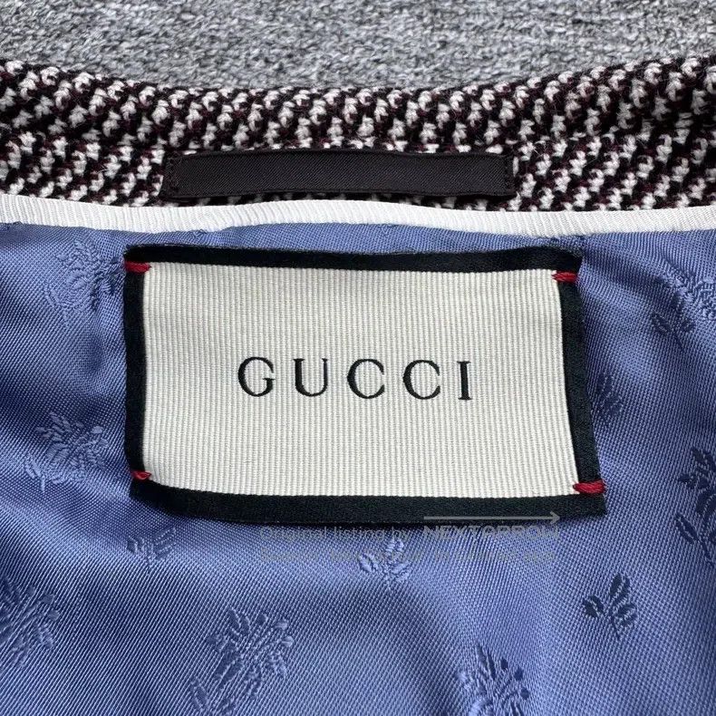 Gucci Gucci NY embroidered letter woollen suit jacket Size 50R - 2 Thumbnail
