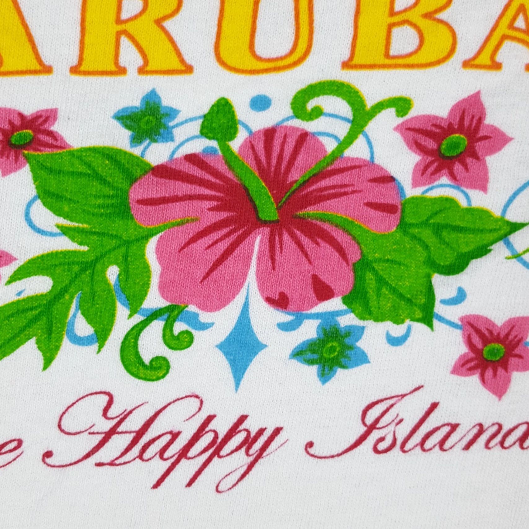 Etro VINTAGE Aruba Tees Men's T-Shirt XL White Retro 90s Beach Floral Island Tropical Outdoor Size US XL / EU 56 / 4 - 4 Thumbnail