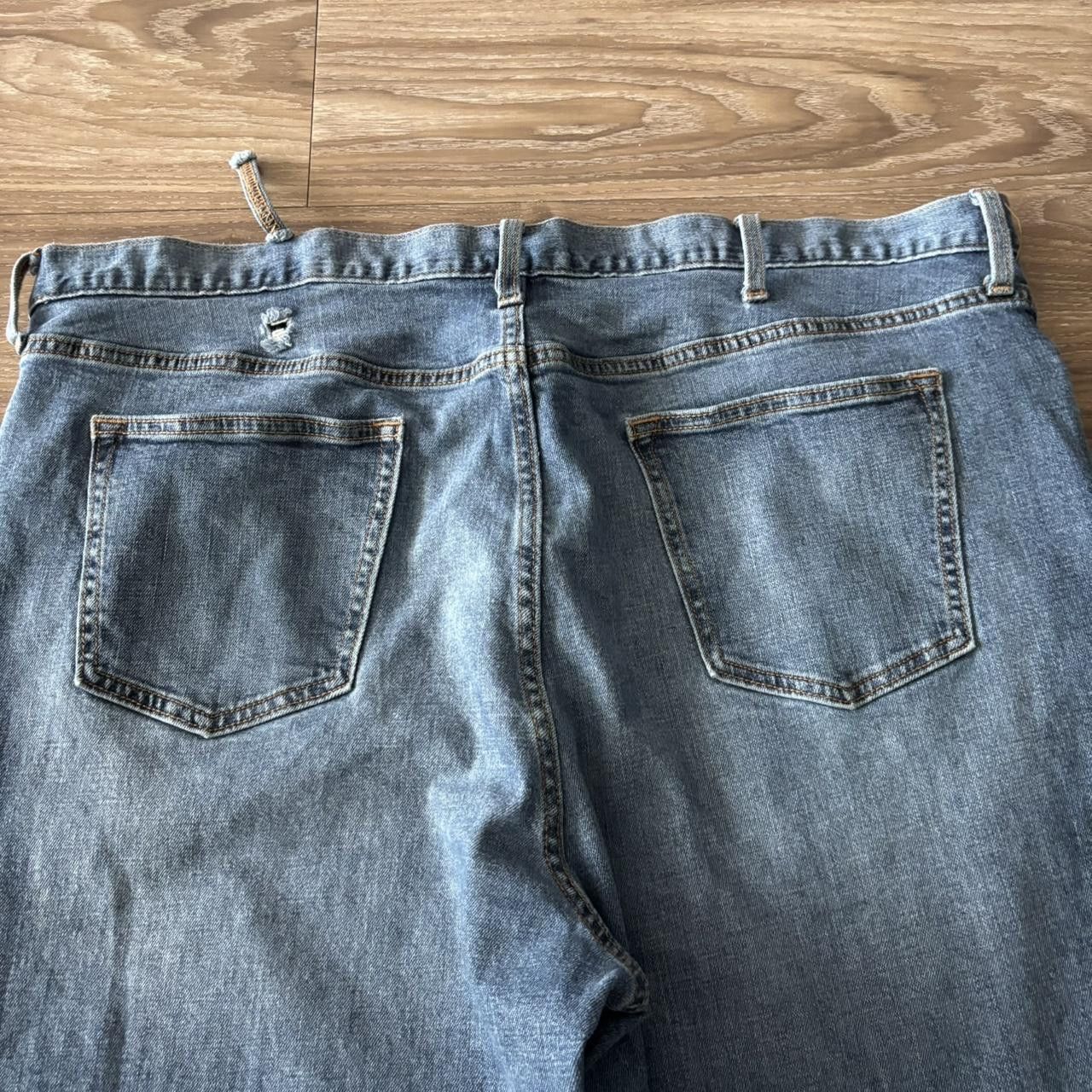 Old Navy Crazy Vintage Y2K/2000s Baggy Medium Wash Old Navy Skater Loose Denim Jeans! 42x30 Size US 42 / EU 58 - 7 Thumbnail
