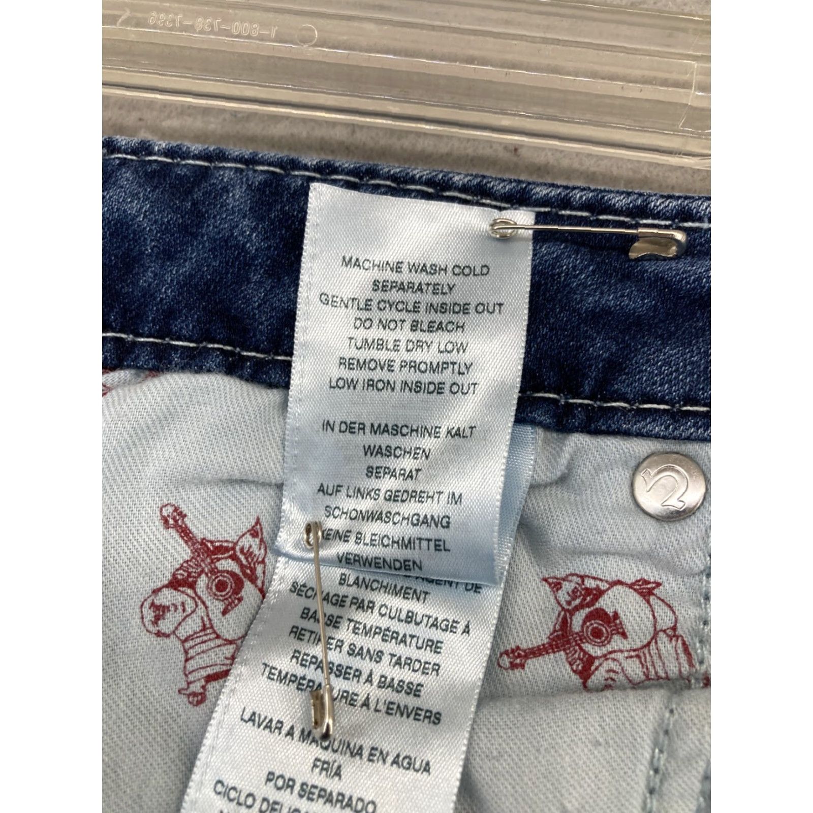 True Religion True Religion Jeans Womens 26 Denim Straight 26x26 Blue Stretch Pockets 5-Pocket Design Regular Jeans Mens Womens Boys Girls Size 26" / US 2 / IT 38 - 4 Thumbnail