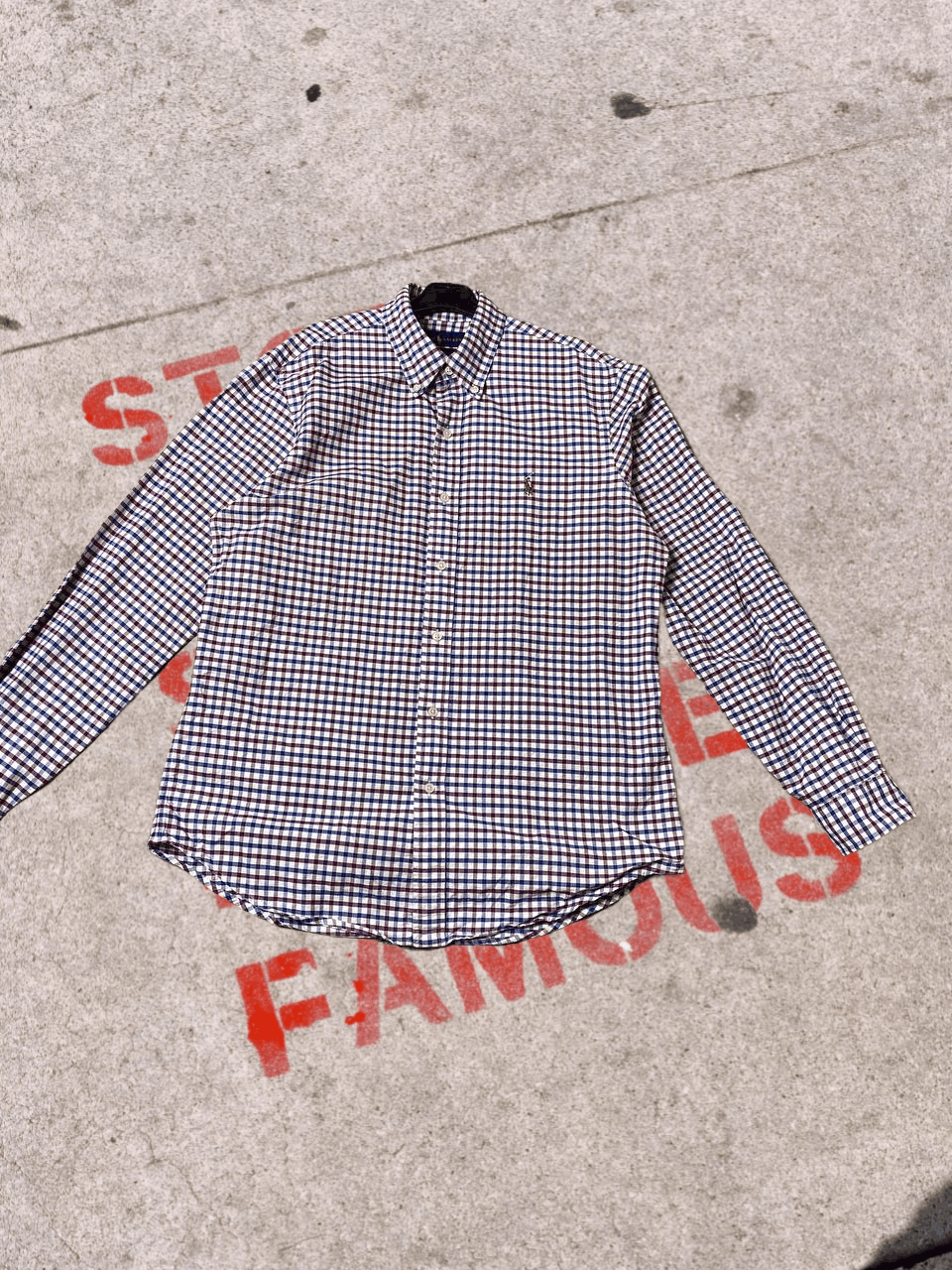 Polo Ralph Lauren Polo Ralph Lauren Button Down Oxford Shirts Plaid Size US M / EU 48-50 / 2 - 1 Thumbnail