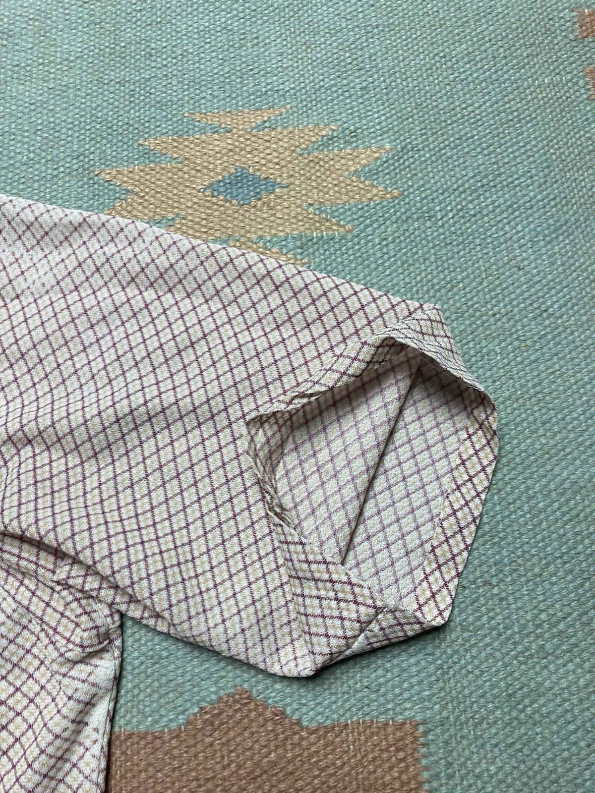 Van Heusen × Vintage 60s button shirt van heusen knit polyeste thin dagger medium Size US M / EU 48-50 / 2 - 7 Thumbnail