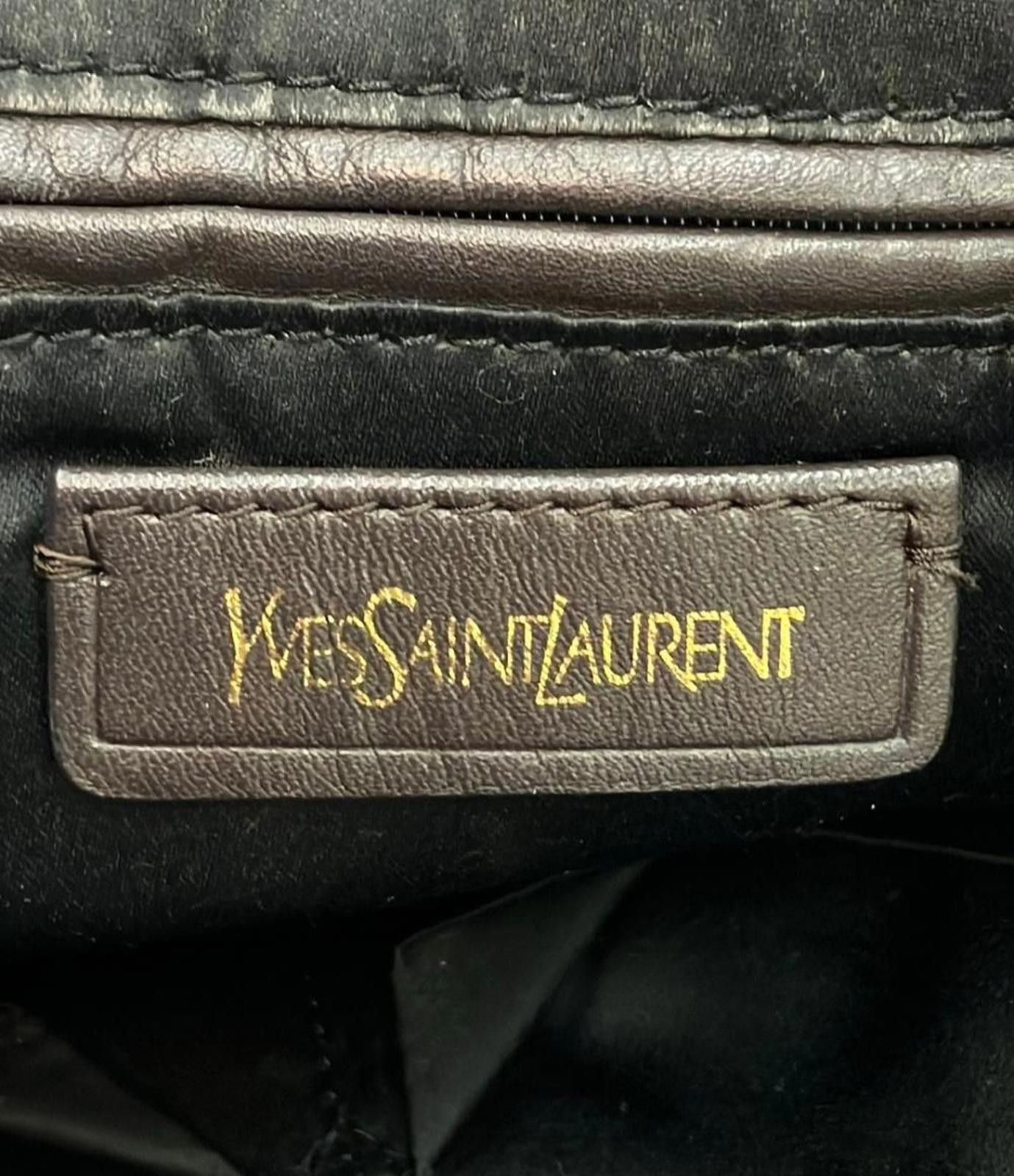 Saint Laurent Paris Saint Laurent - Easy Saint Tropez Black Leather Size ONE SIZE - 8 Thumbnail