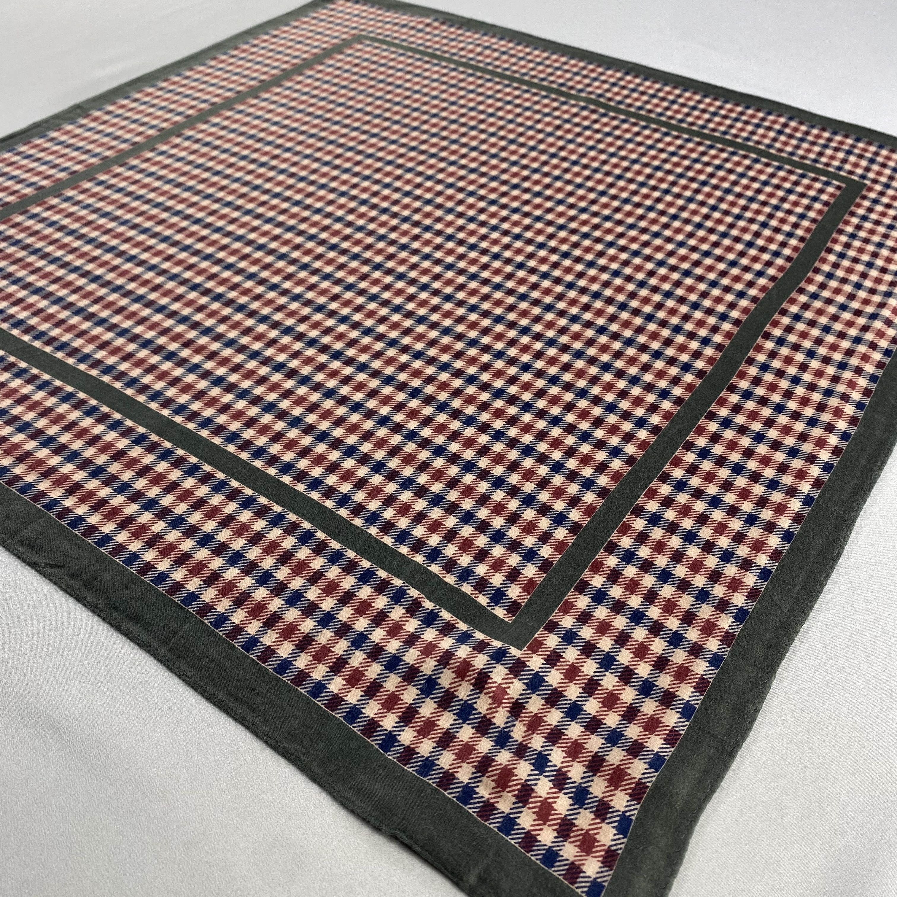 Aquascutum × Vintage Aquascutum Handkerchief / Neckerchief / Bandana-P1026 Size ONE SIZE - 2 Thumbnail