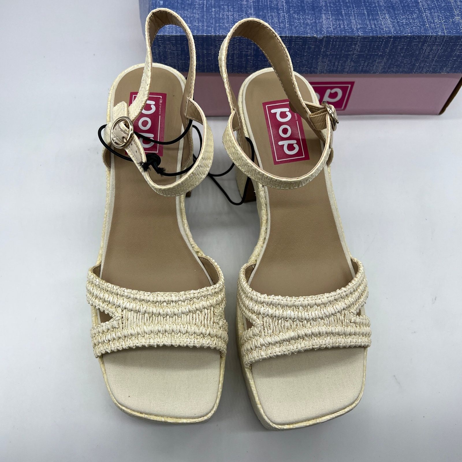 Other Pop Womens Applaud Heeled Sandals Natural Size US 11 / IT 41 - 4 Thumbnail