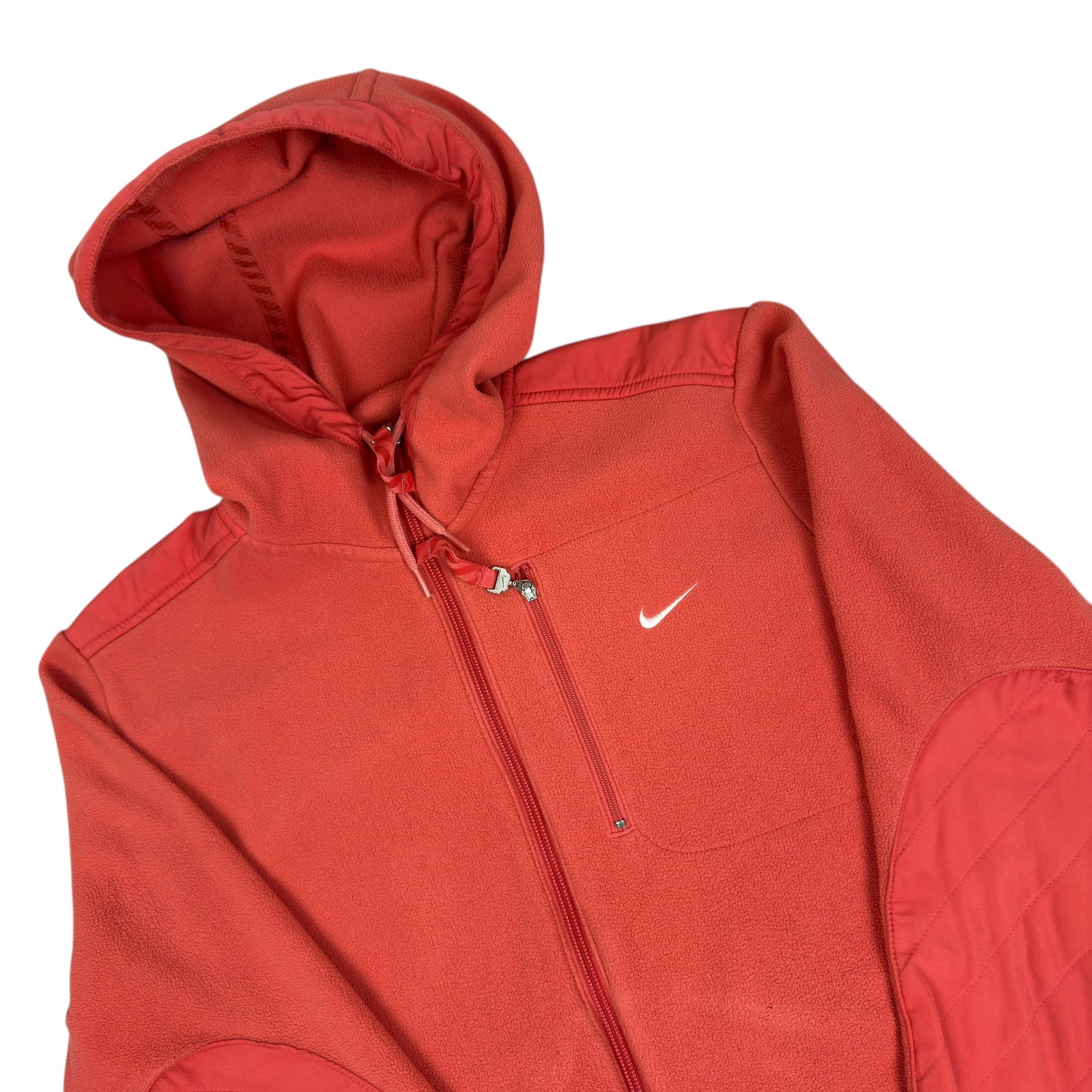 Nike Nike Mens Orange White Solo Swoosh Zip-Through Hoodie Medium Size US M / EU 48-50 / 2 - 3 Thumbnail