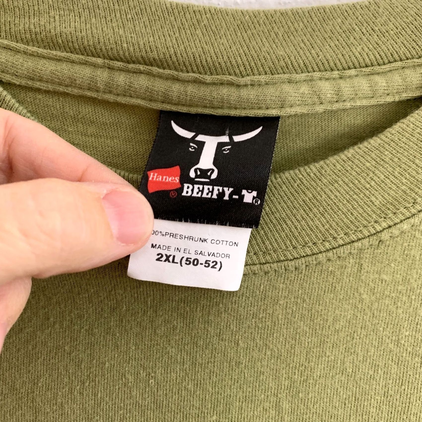 Hanes Hanes Buffalo Hunts Wyoming Tee T-Shirt Shirt Mens 2XL Green 100% Cotton Crew Neck Short Sleeve Outdoor Vintage? Size US XXL / EU 58 / 5 - 4 Thumbnail