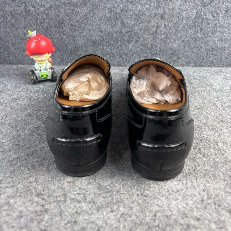 Gucci Gucci Black Patent Leather Low-Heeled Shoes - Size US 5.5 / EU 38 - 3 Thumbnail