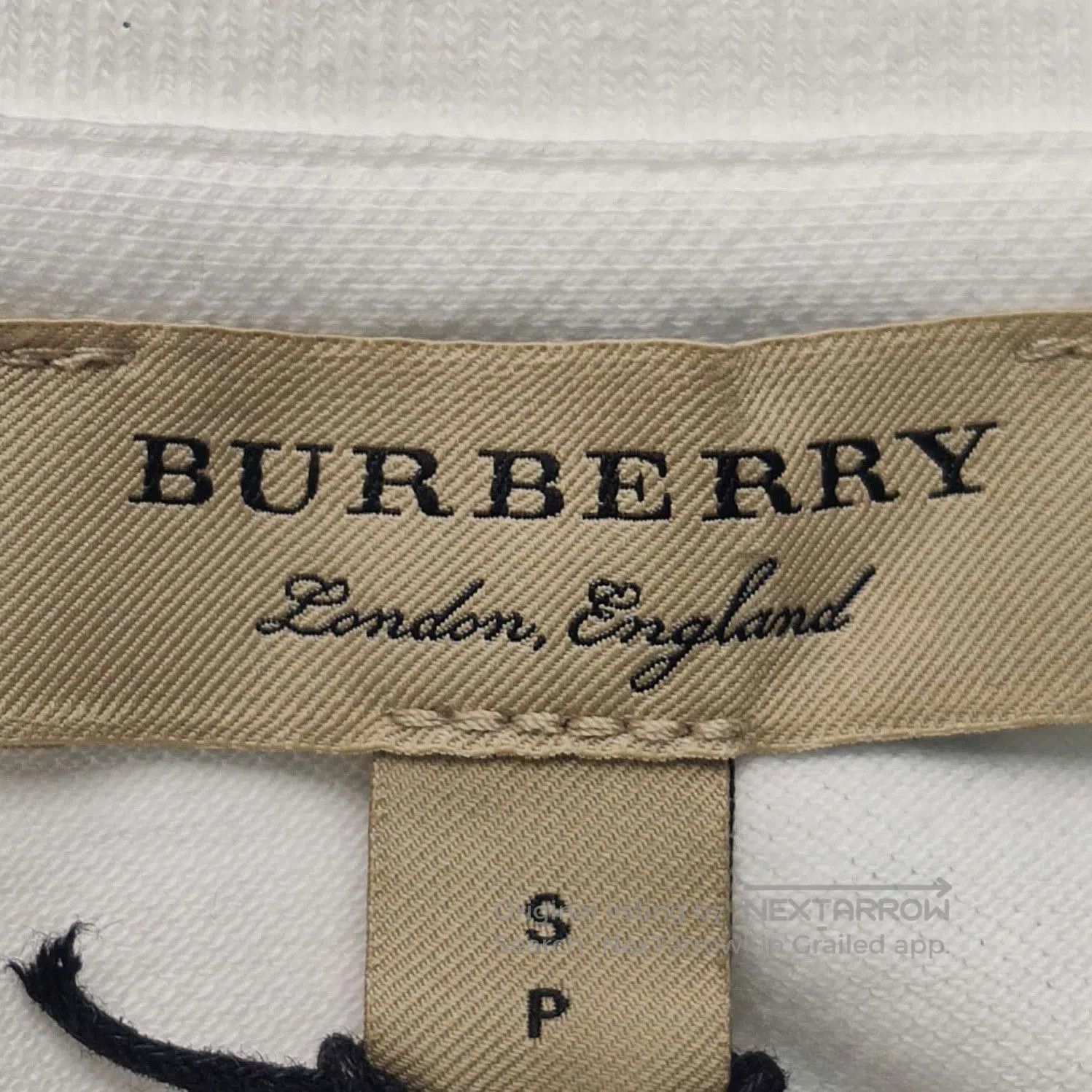 Burberry Burberry Classic White Cotton Polo Shirt . Size US S / EU 44-46 / 1 - 1 Thumbnail
