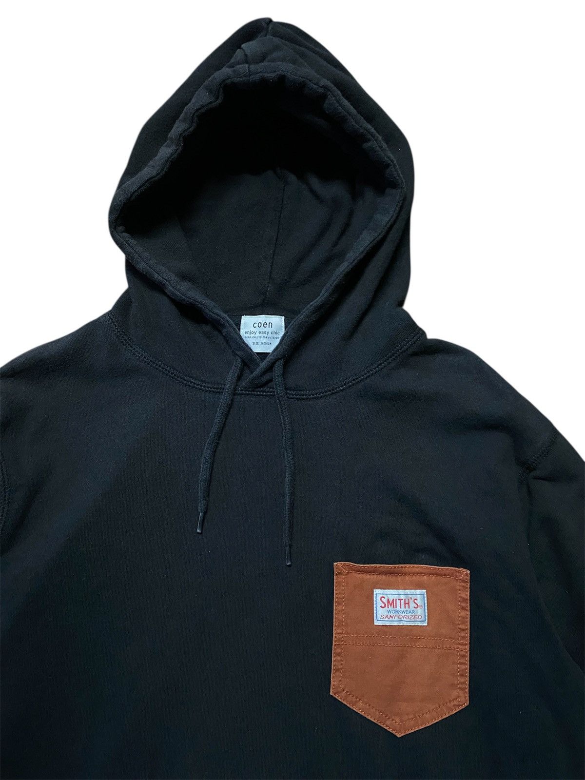 Japanese Brand Coen x Smith’s Workwear Pocket Pullover Hoodie Size US M / EU 48-50 / 2 - 2 Thumbnail