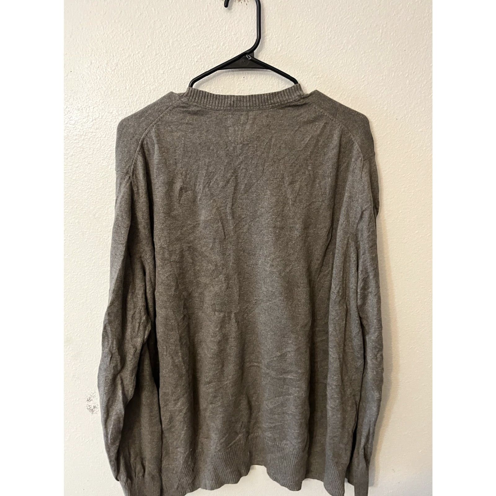 Eddie Bauer VINTAGE Eddie Bauer Sweater Cotton Merino Mens XL Brown Pullover V Neck Long Sleeve Size US XL / EU 56 / 4 - 2 Thumbnail