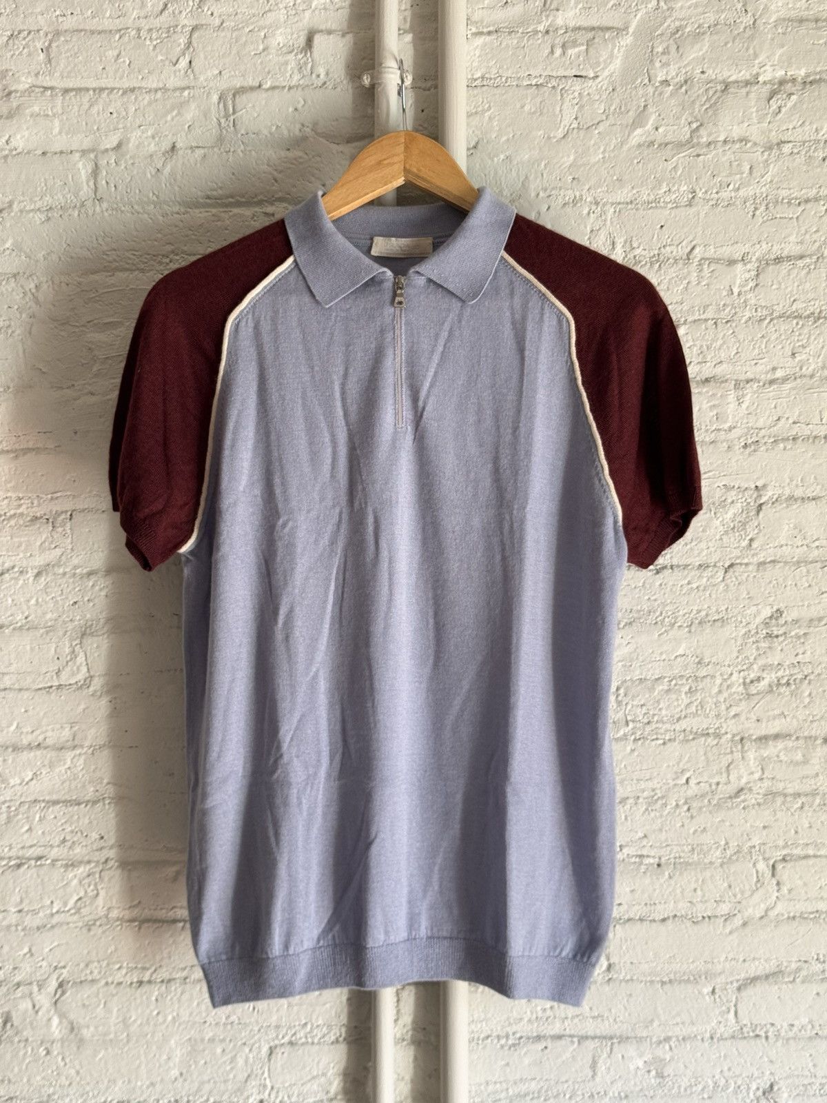Prada Archive PRADA Cashmere Silk Zip Polo Shirt Rare Our Legacy Size US M / EU 48-50 / 2 - 3 Thumbnail