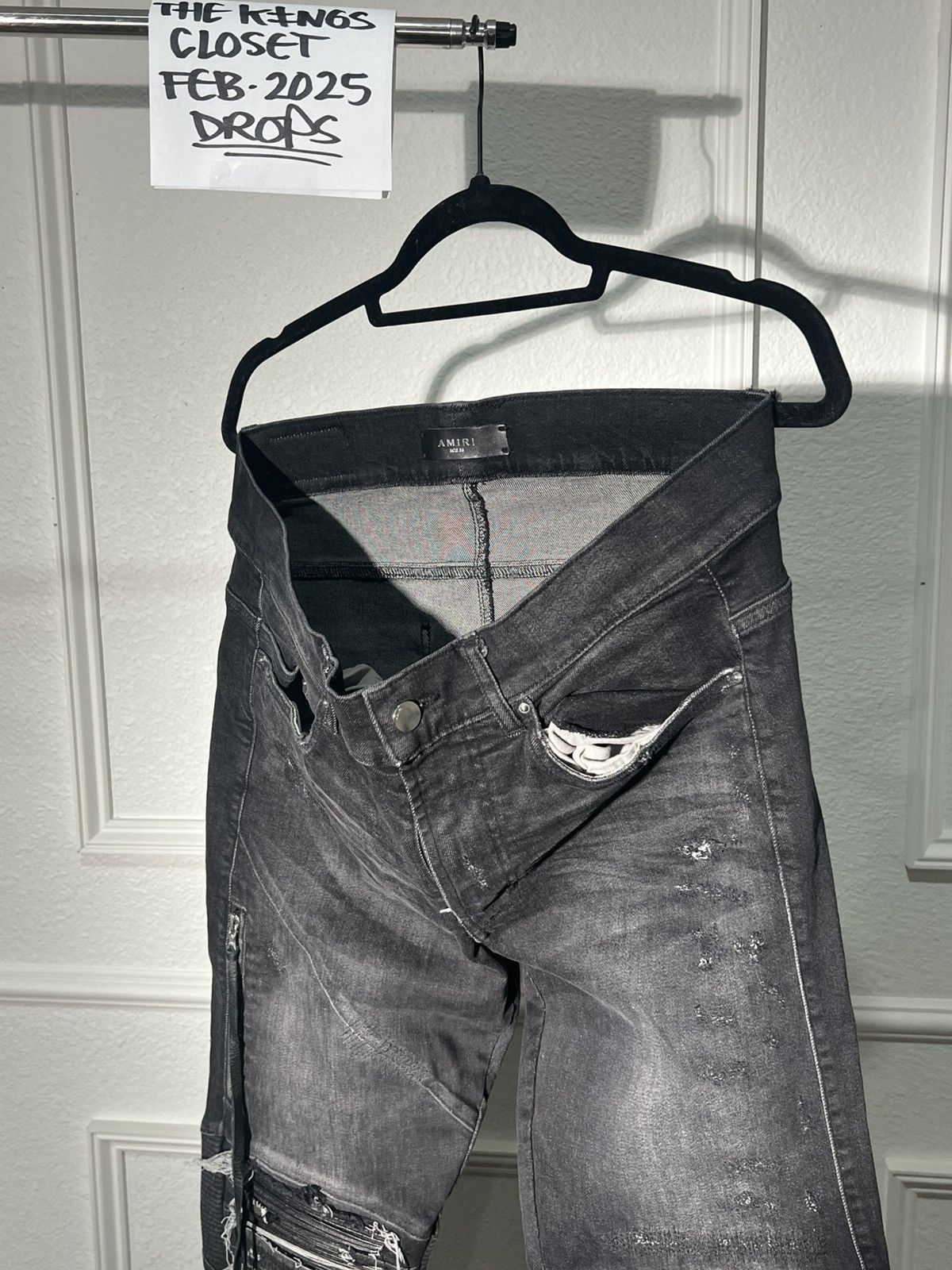 Amiri × Vintage First run Amiri jeans Size US 34 / EU 50 - 2 Thumbnail