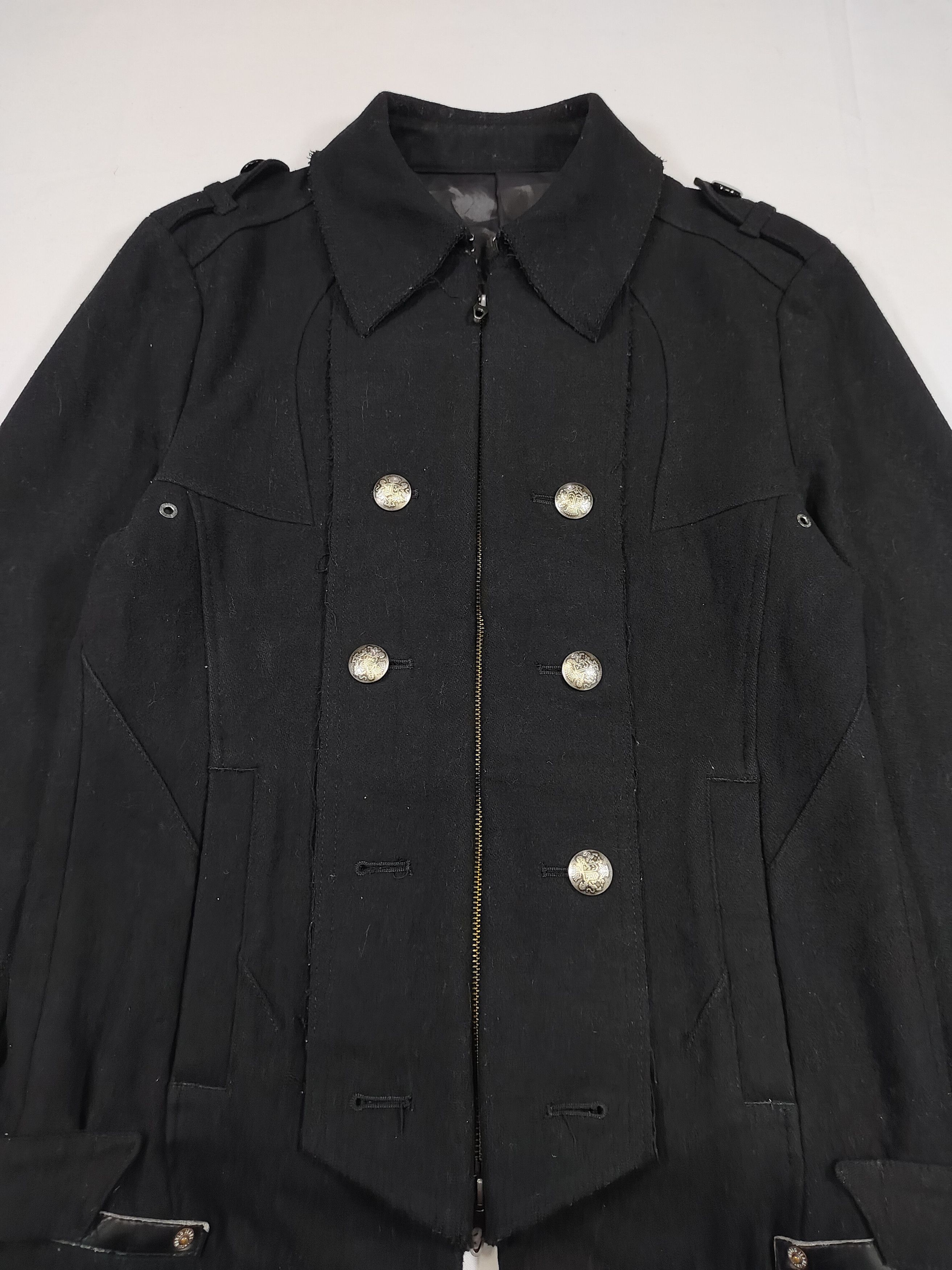 PPFM PPFM🇯🇵 Sharp Tailored Military Napoleon Wool Jacket Size US M / EU 48-50 / 2 - 2 Thumbnail