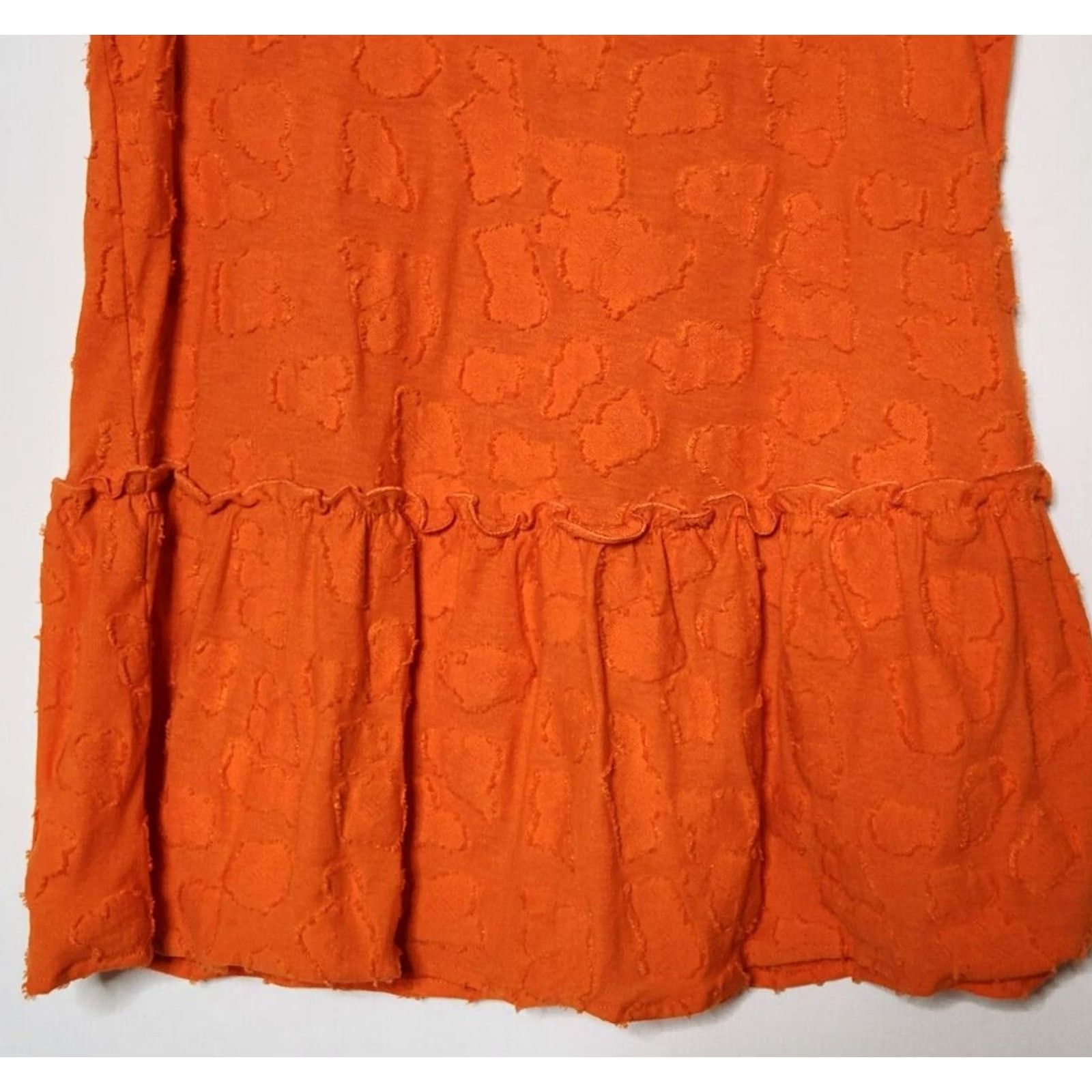 Michael Kors Michael Kors Womens Tank Top Sleeveless Orange Ruffle Shirt M Size Size M / US 6-8 / IT 42-44 - 4 Thumbnail