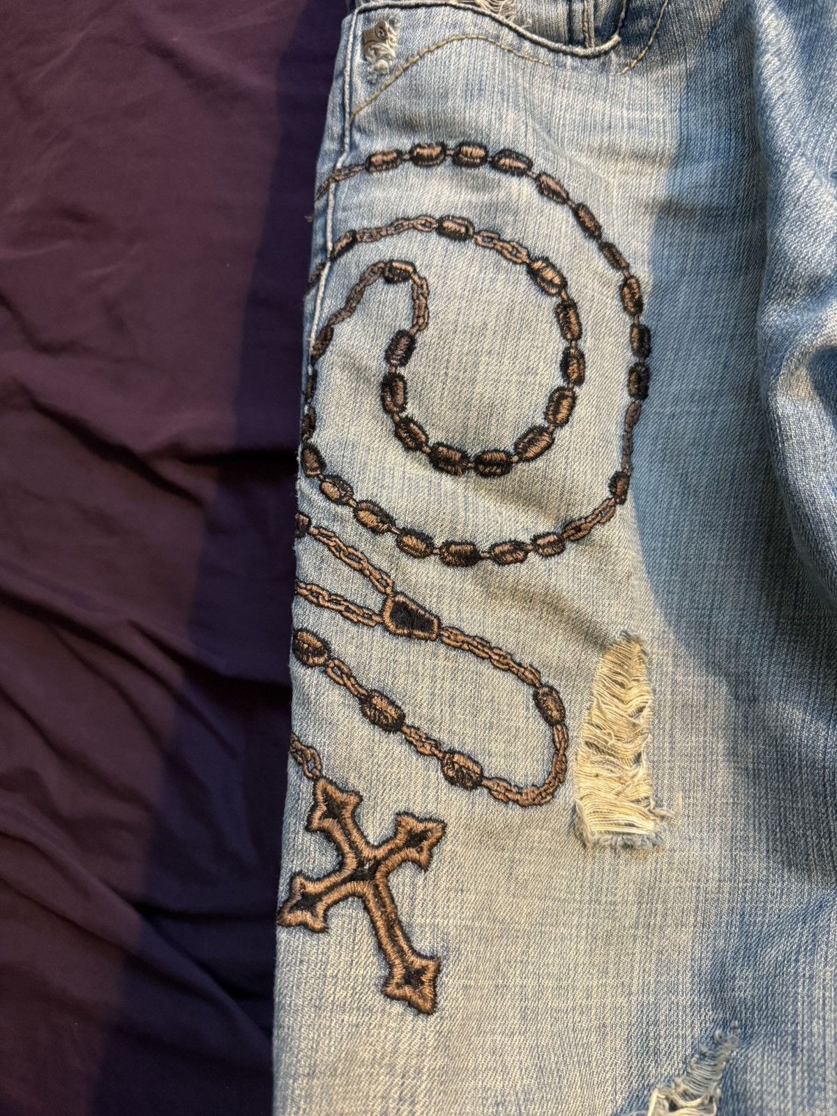 Affliction Affliction Ozzy Osborne jeans collaboration Size US 32 / EU 48 - 2 Thumbnail