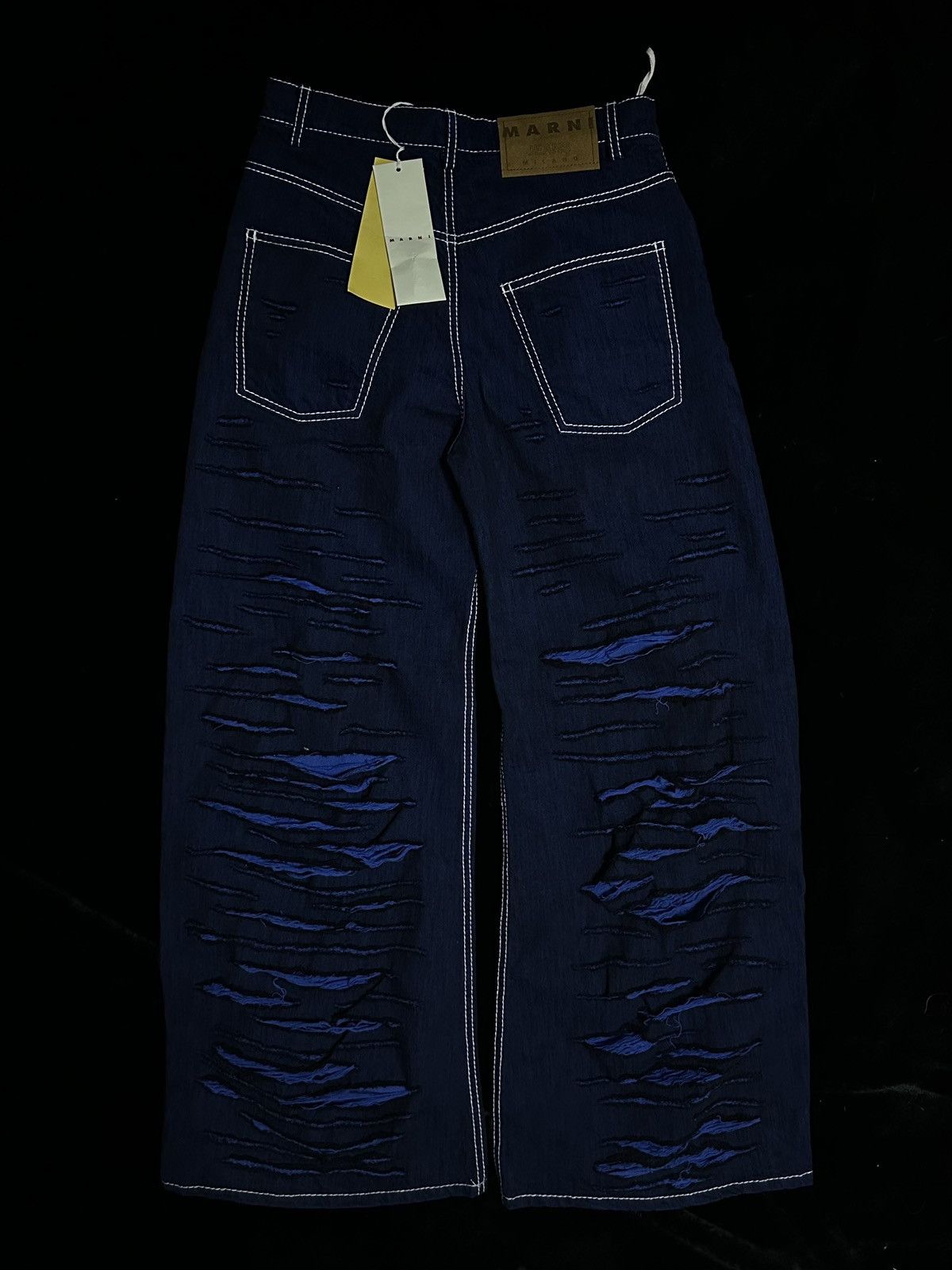 Marni Marni Distressed Straight Leg Pants Size US 30 / EU 46 - 3 Thumbnail