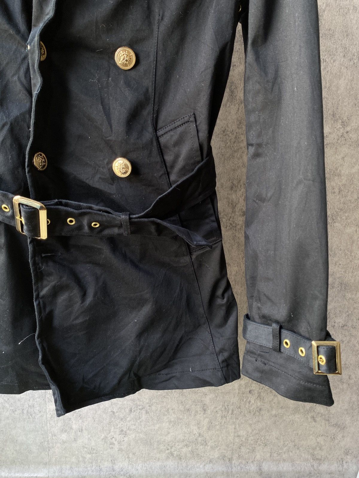 Japanese Brand × Vanquish Vanquish Japan Gothic Punk Style Trench Coat Size US S / EU 44-46 / 1 - 5 Thumbnail