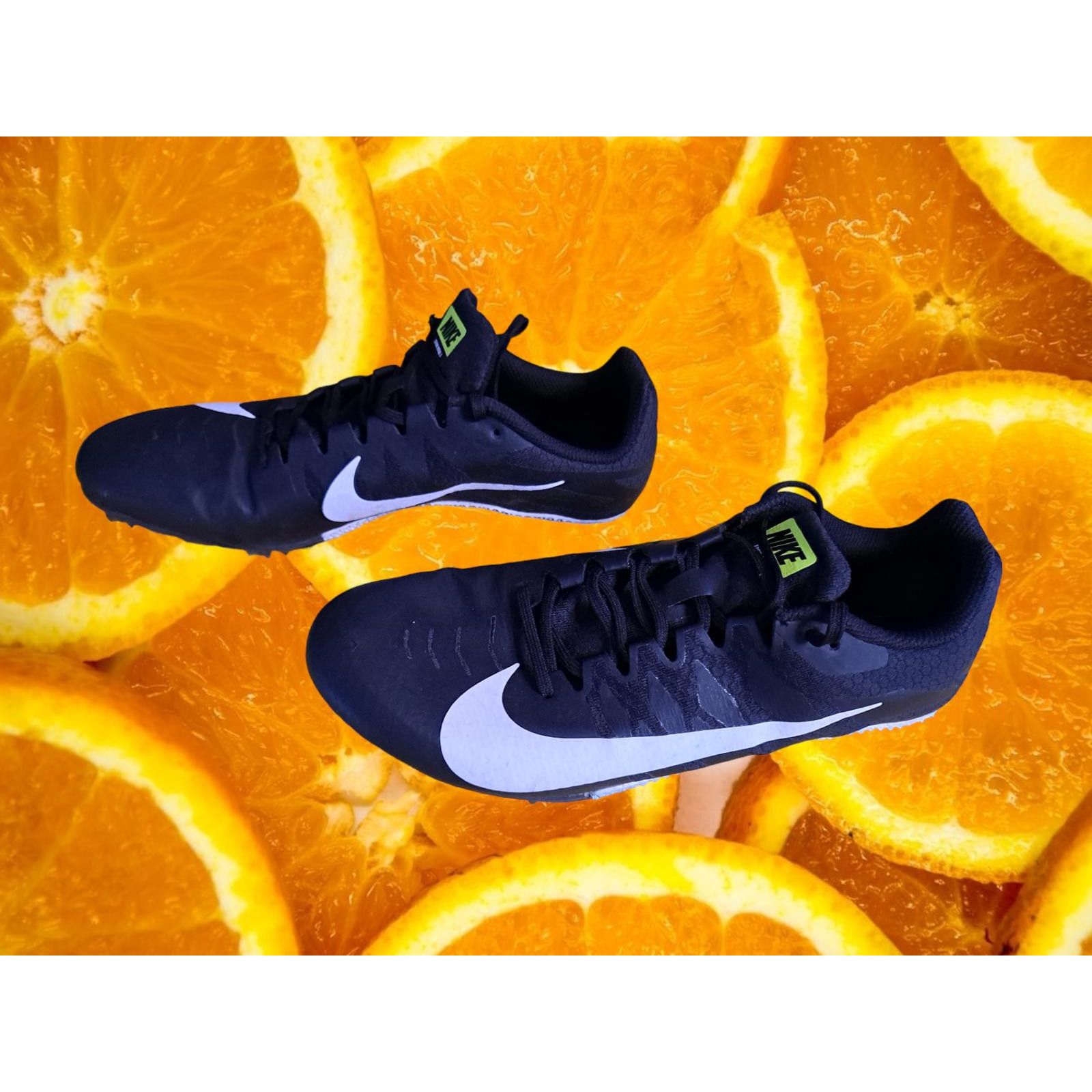 Nike Nike Racing Black with White Swoosh Cleats with Bag Size 9 Size ONE SIZE - 2 Thumbnail