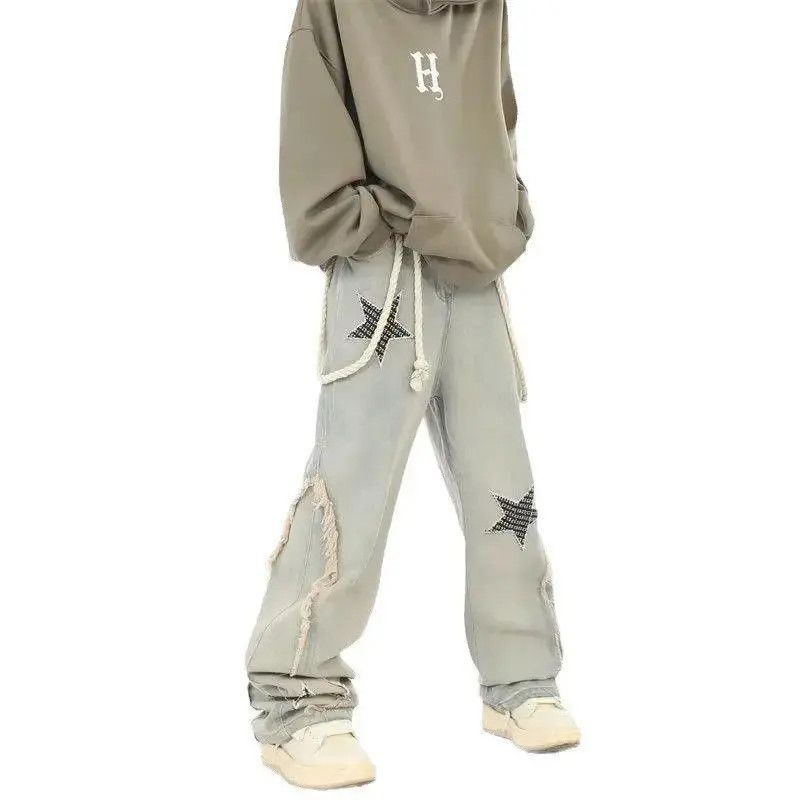 Japanese Brand Loose straight leg hip-hop wide leg jeans Size US 32 / EU 48 - 5 Thumbnail