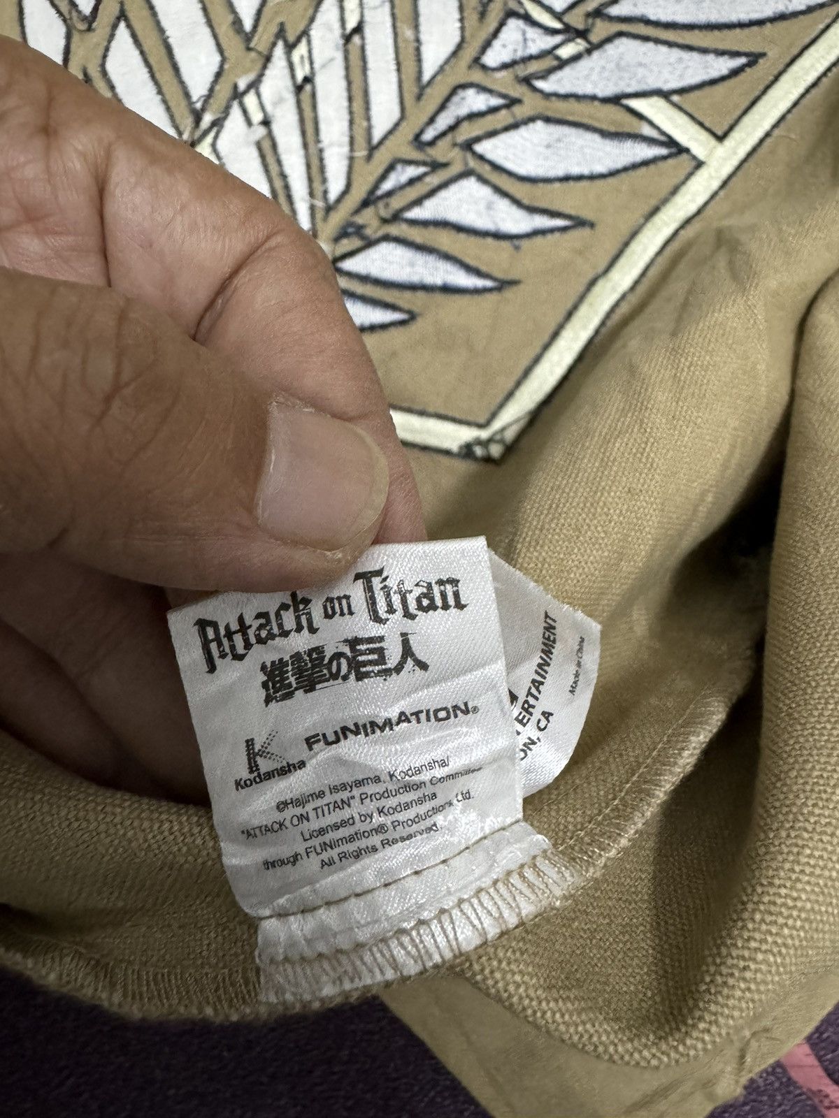 Anime × Japanese Brand Rare Attack On Titans Official Jacket Size US S / EU 44-46 / 1 - 3 Thumbnail