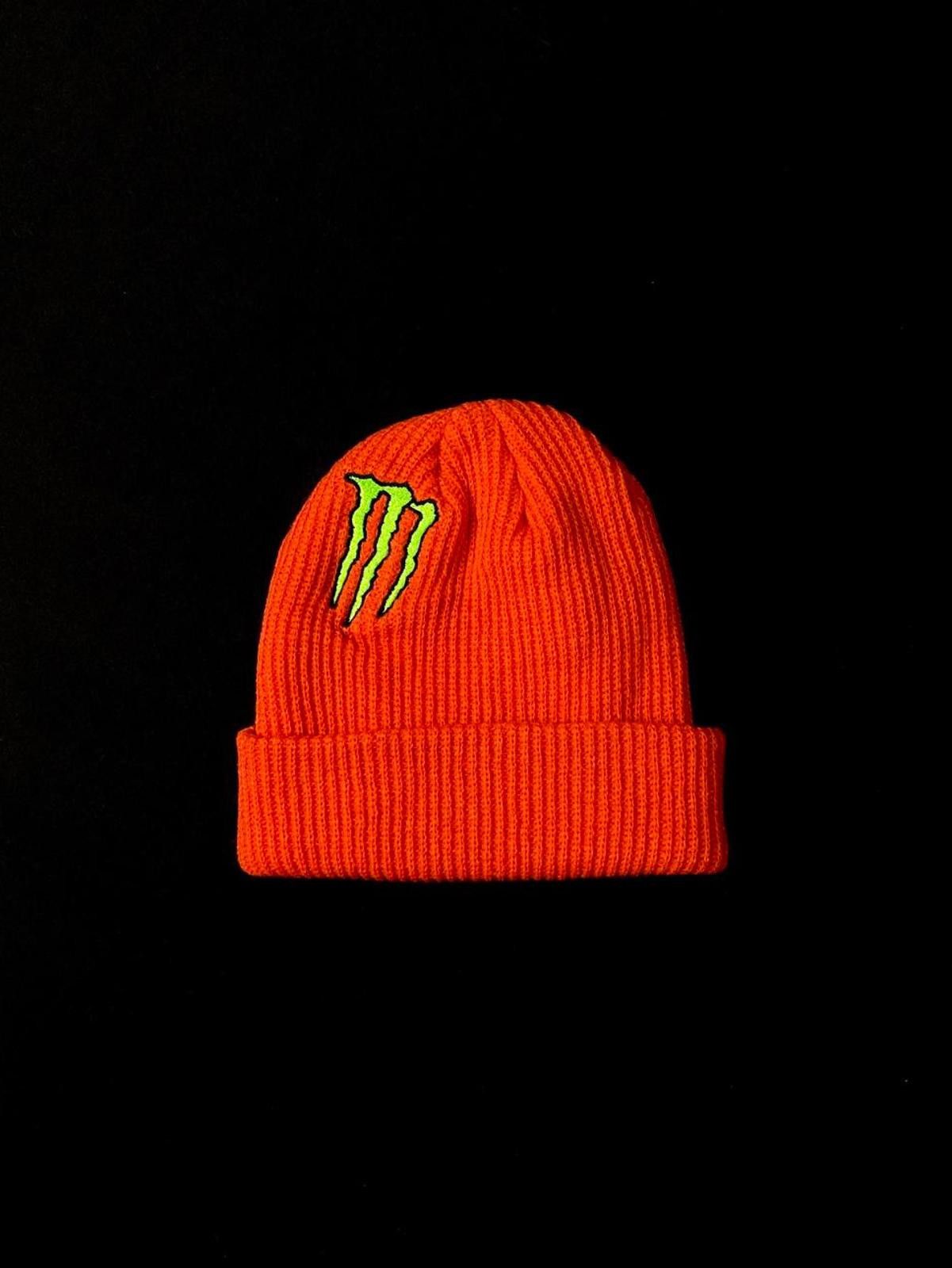 Deadstock Monster Energy Drink Orange Beanie Hat OS
