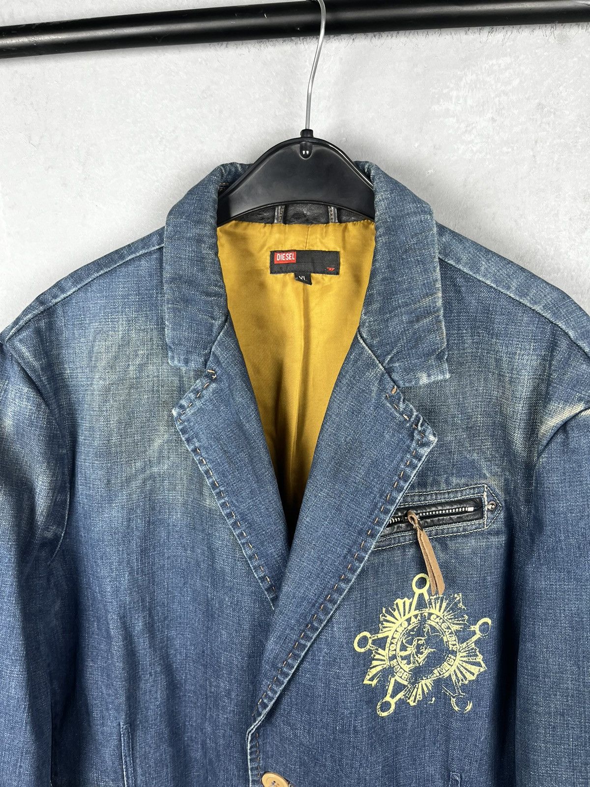 Diesel × Vintage Diesel cowboy denim jacket vintage 90s Size US XL / EU 56 / 4 - 3 Thumbnail