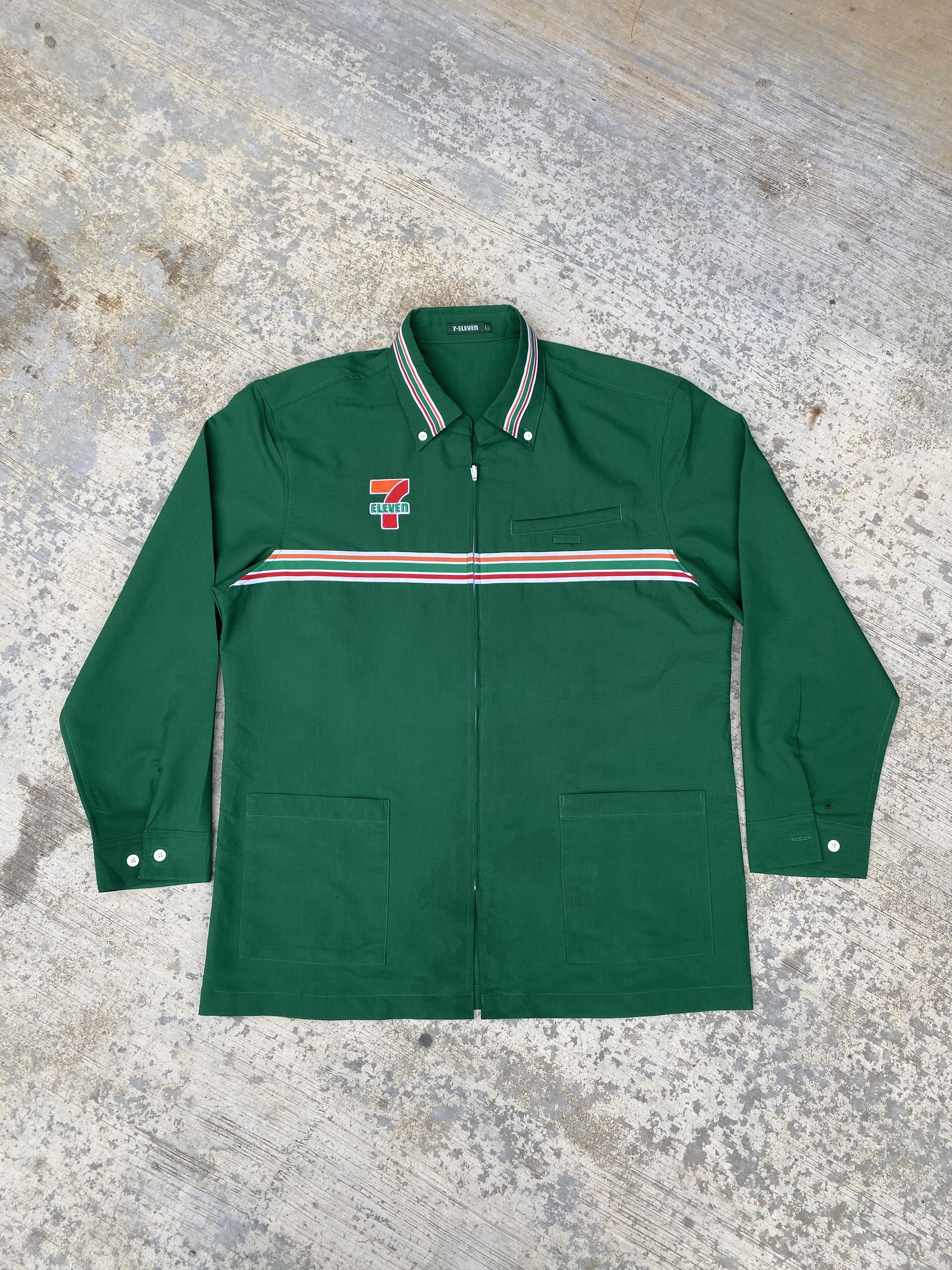 Uniform Wares Vintage 7-eleven woven spellout workshirt uniform Size US M / EU 48-50 / 2 - 1 Thumbnail