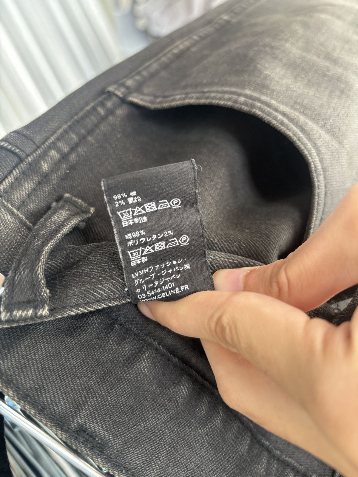 Celine Black wash Celine jeans Size US 30 / EU 46 - 5 Thumbnail