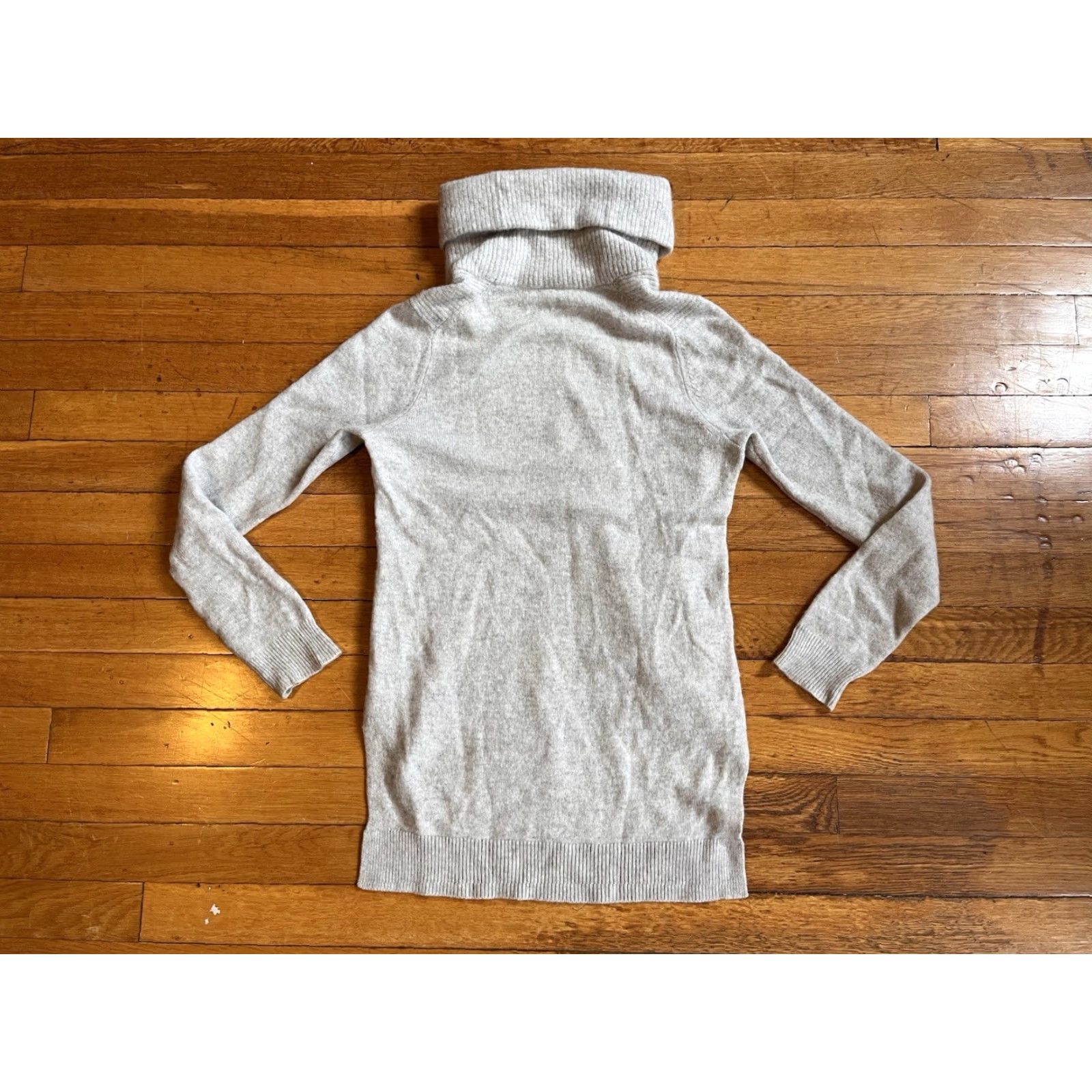Theory Theory Ribbed Cashmere Turtleneck Sweater Women’s Small Grey Size S / US 4 / IT 40 - 6 Thumbnail