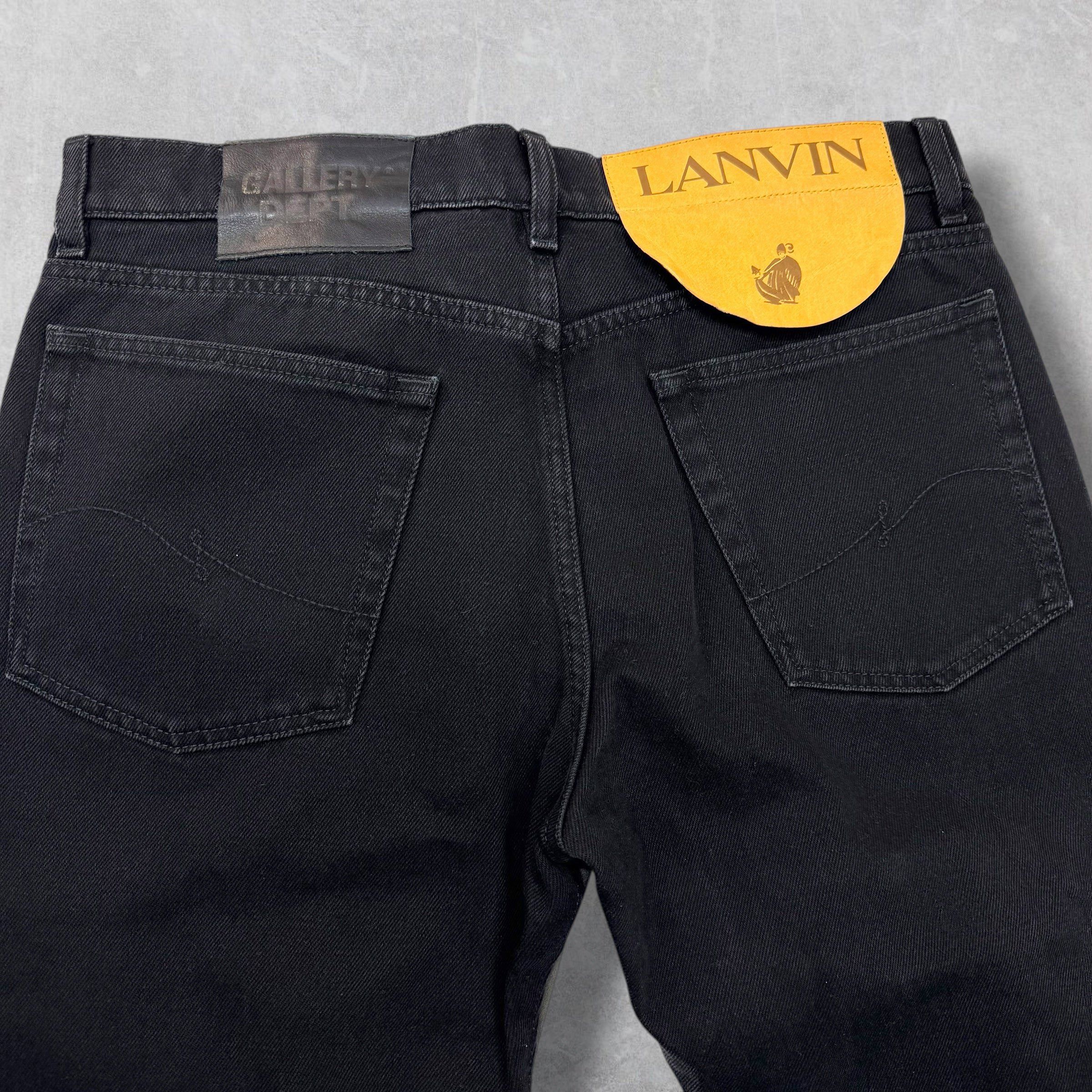 Gallery Dept. Gallery Dept. x Lanvin Leather Detail Jeans 33 Size US 33 - 5 Thumbnail