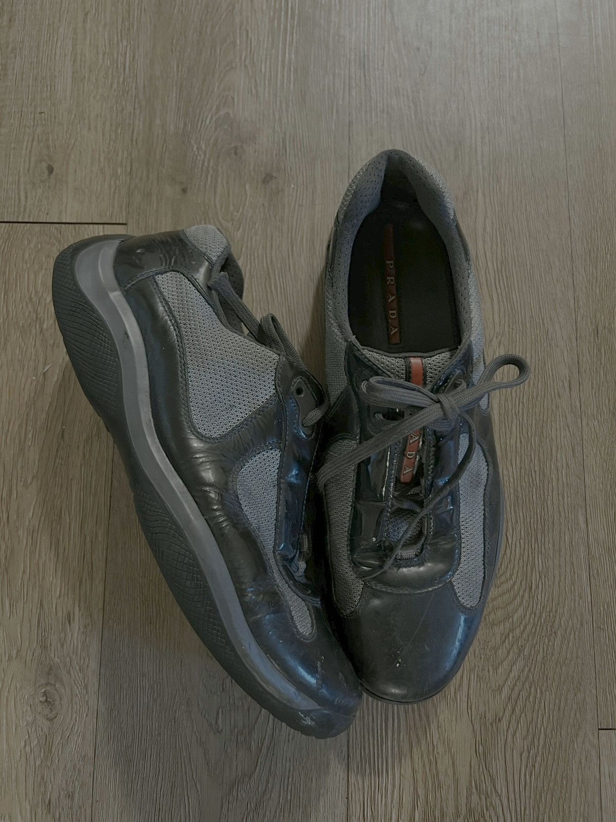 Prada Mens Prada America Cup Low Top Sneakers Size11/Eu44 Size US 11 / EU 44 - 3 Thumbnail