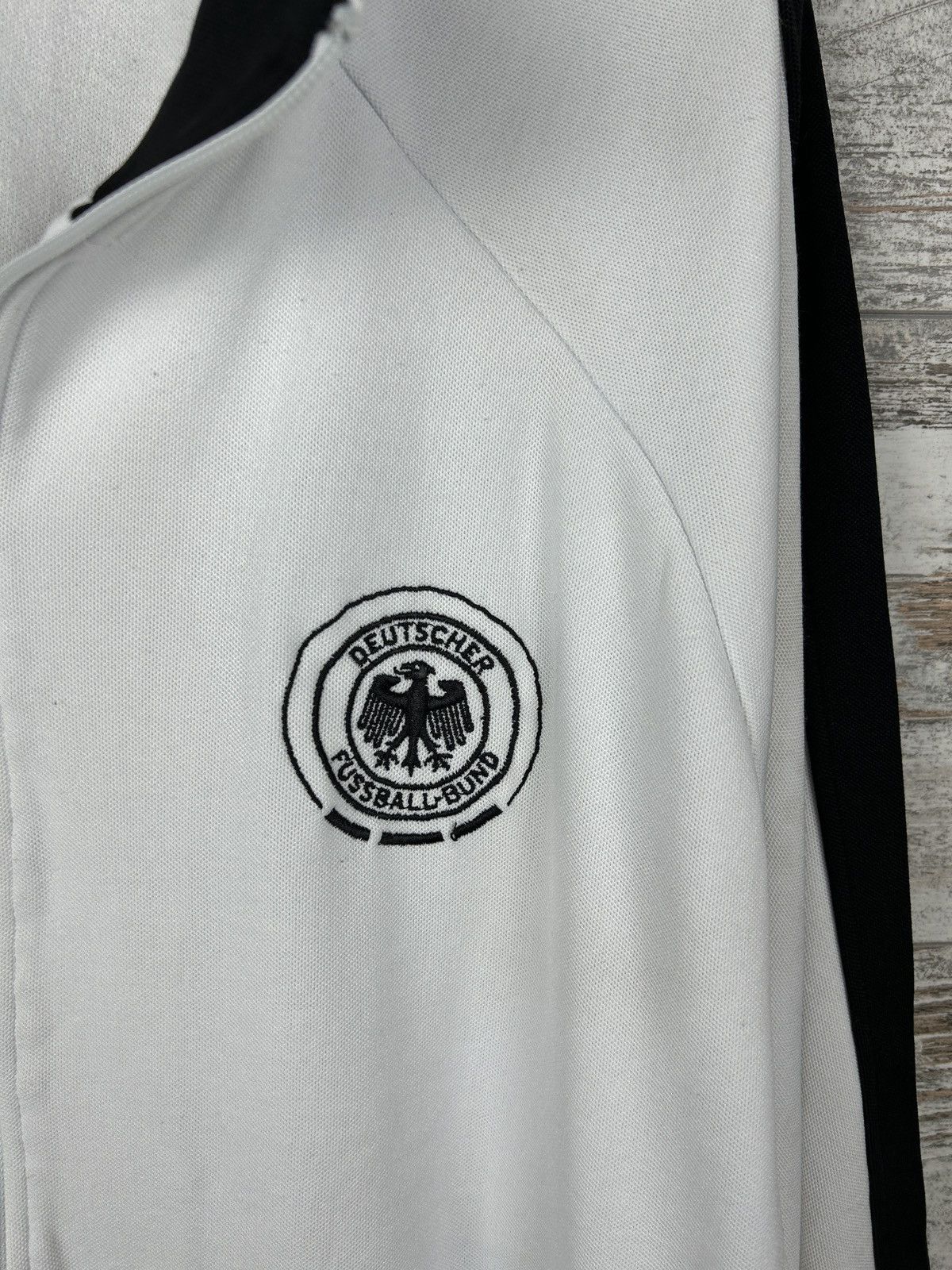 Vintage Mens Vintage Deutscher Fussball Bund track jacket Olympic Size US XL / EU 56 / 4 - 3 Thumbnail