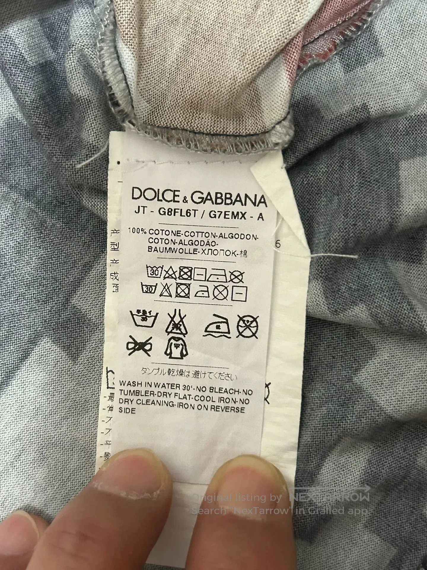 Dolce & Gabbana Dolce & Gabbana Volcano Print T-Shirt. Size US L / EU 52-54 / 3 - 8 Thumbnail