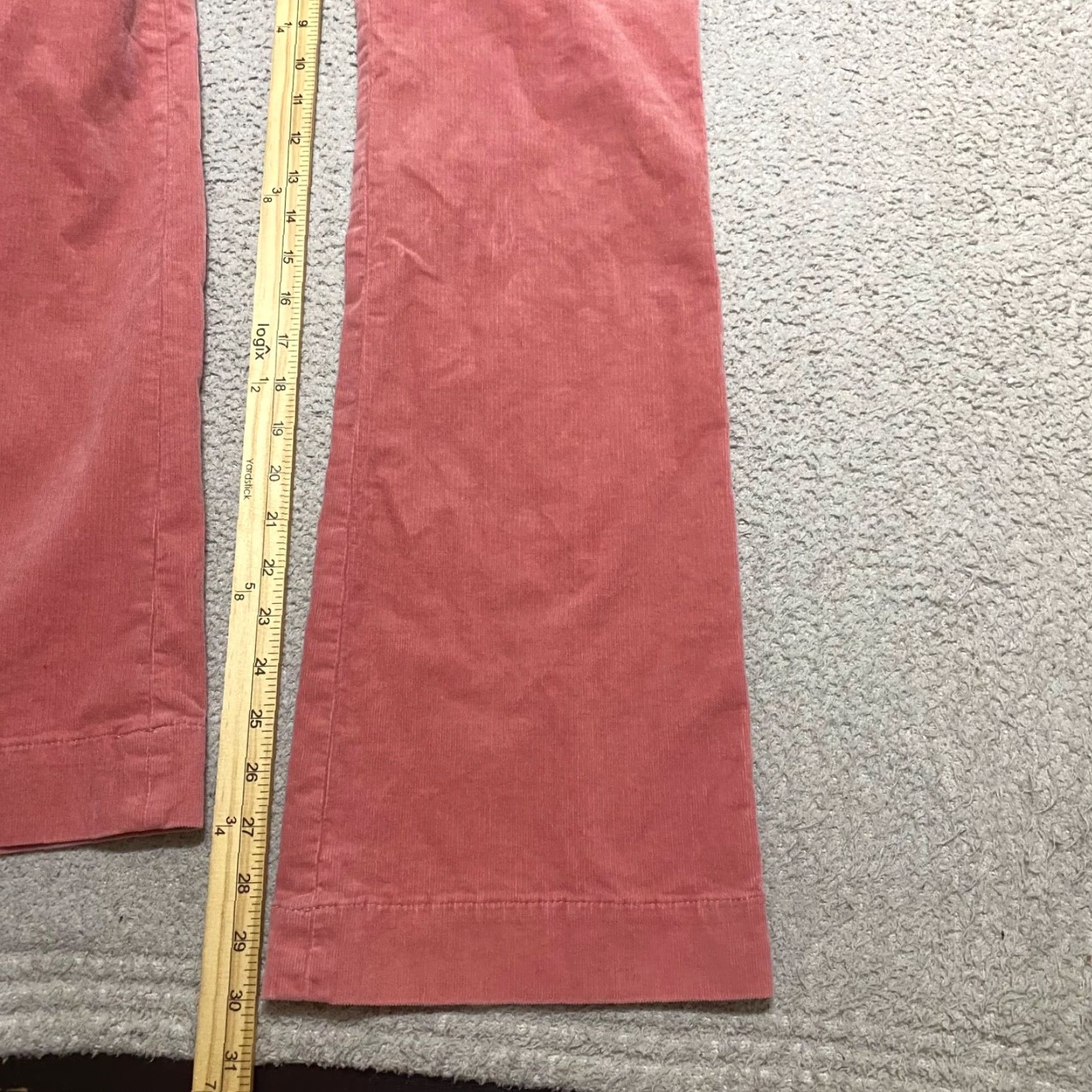 Talbots Talbots Jeans Women's Solid Pink Corduroy Flared High Rise 2 Regular Inseam 30 in Pant Womens Size 26" / US 2 / IT 38 - 5 Thumbnail