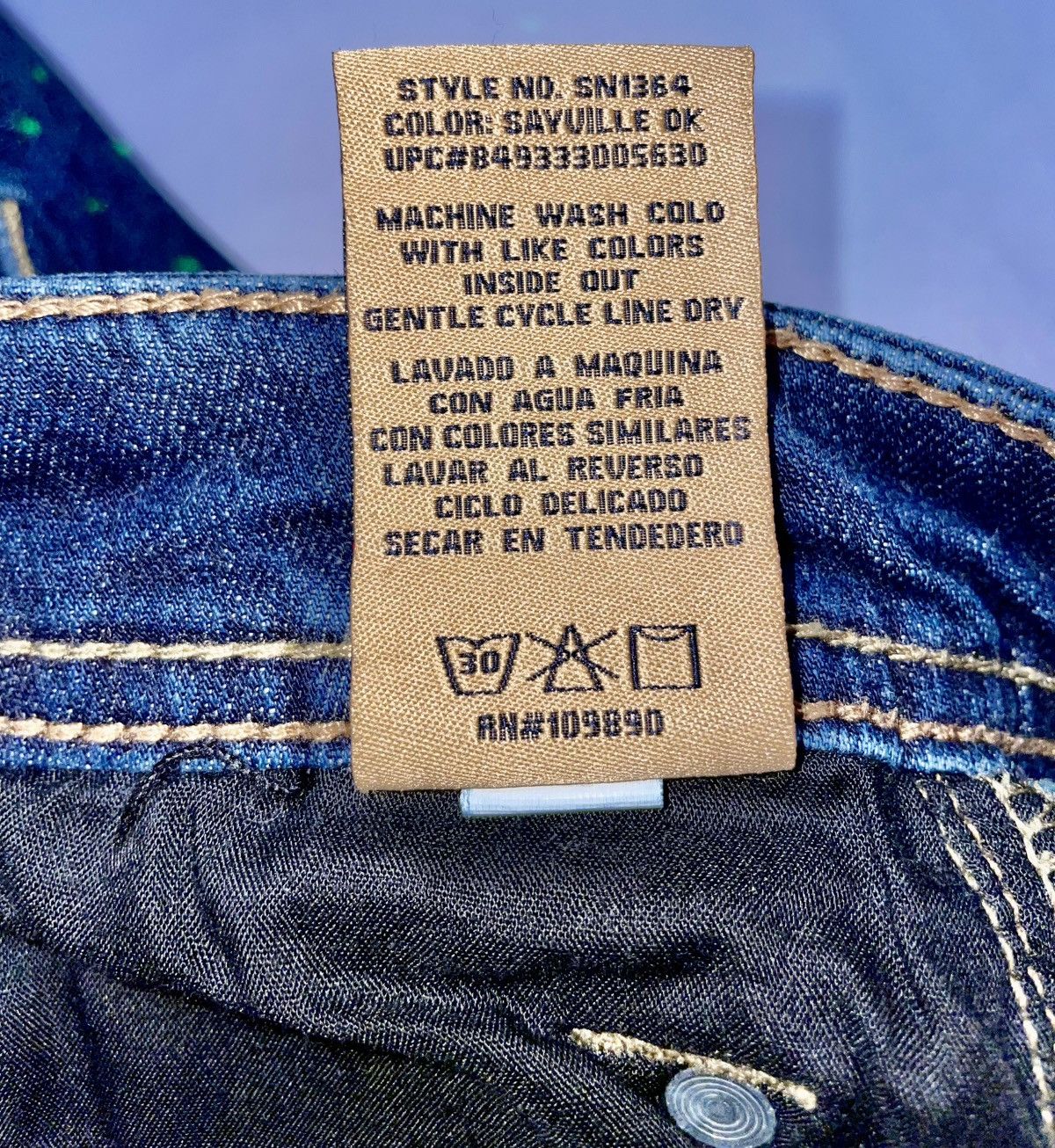 Seven 7 Seven7 36x34 Soft, loose Straight Fit medium denim Broken in Size US 36 / EU 52 - 4 Thumbnail