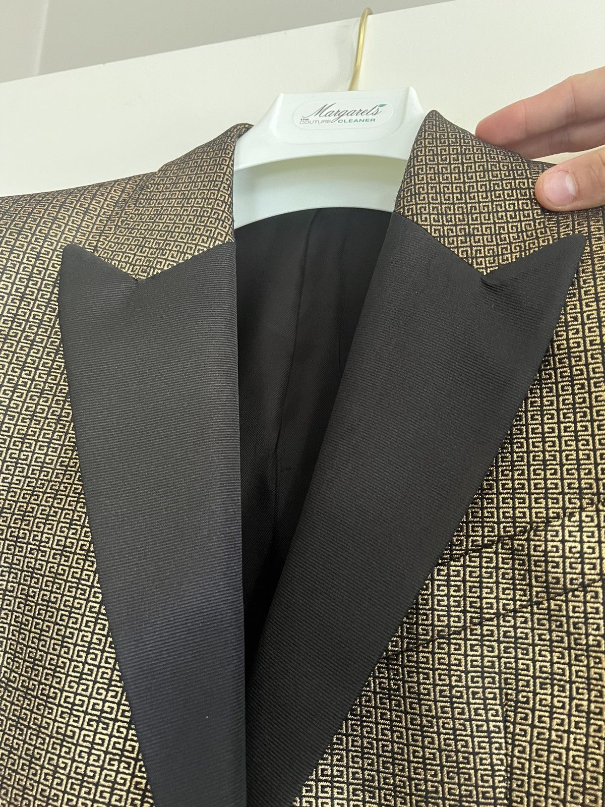 Givenchy Givenchy Jacquard Blazer Size 48S - 2 Thumbnail
