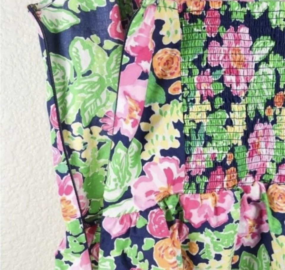 Lilly Pulitzer Lilly Pulitzer Gardenia Peplum top sz.4 Size S / US 4 / IT 40 - 7 Thumbnail