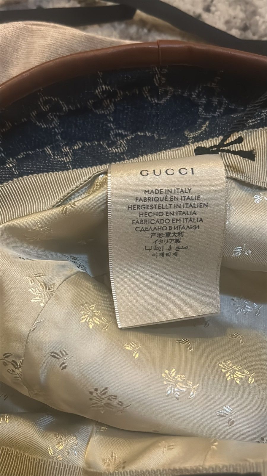 Gucci Gucci GG Denim Bucket Hat size L Size ONE SIZE - 4 Thumbnail