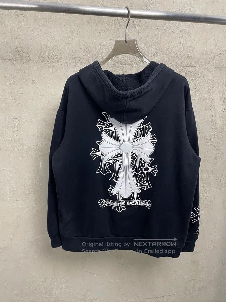 Chrome Hearts CHROME HEARTS Size XL Black scroll phantom cross silver but Size US XL / EU 56 / 4 - 2 Thumbnail