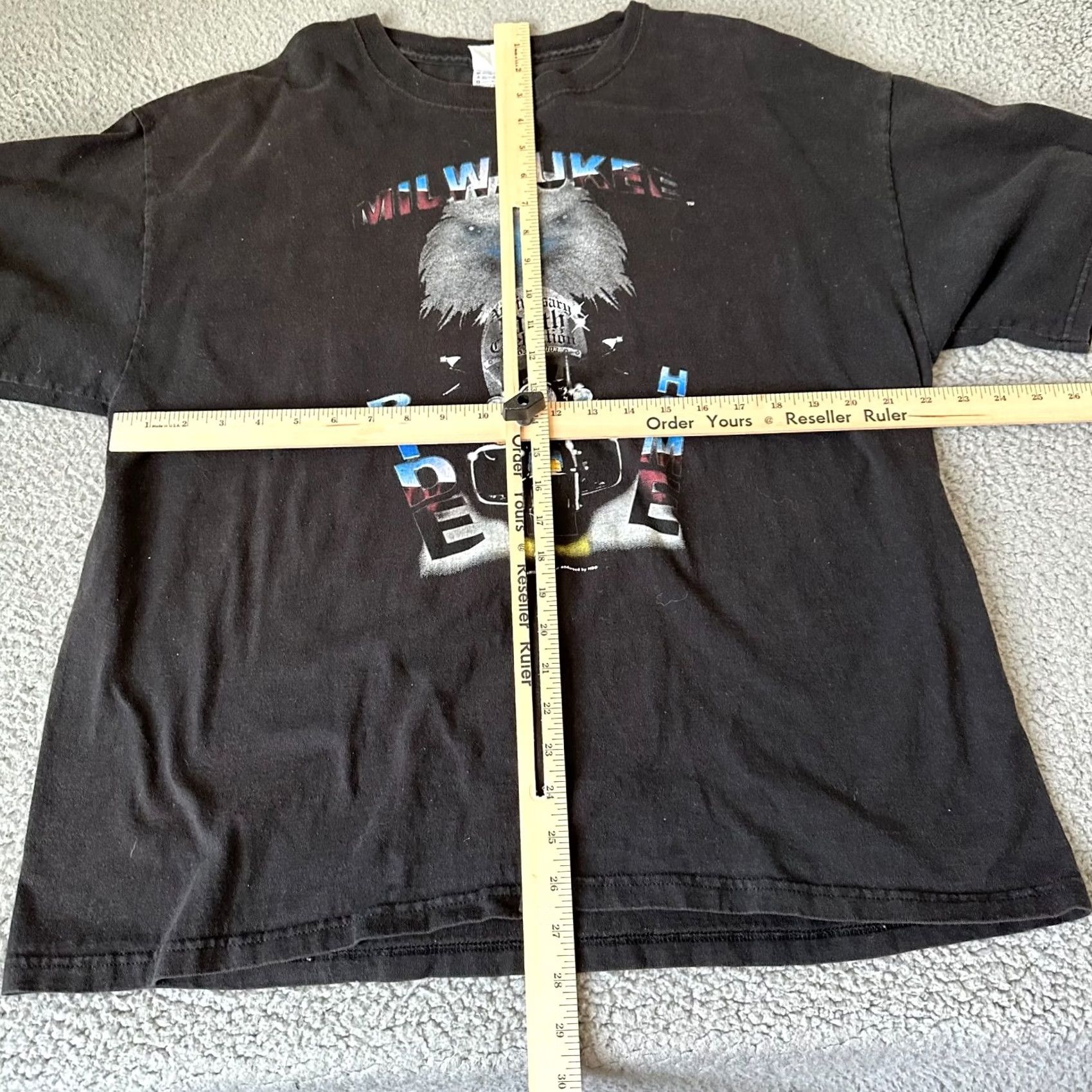 Vintage VINTAGE Motorcycle Shirt Mens XL Black Y2K Motors Rally Eagle Engine T-Shirt 80s 90s Classic Size US XL / EU 56 / 4 - 7 Thumbnail
