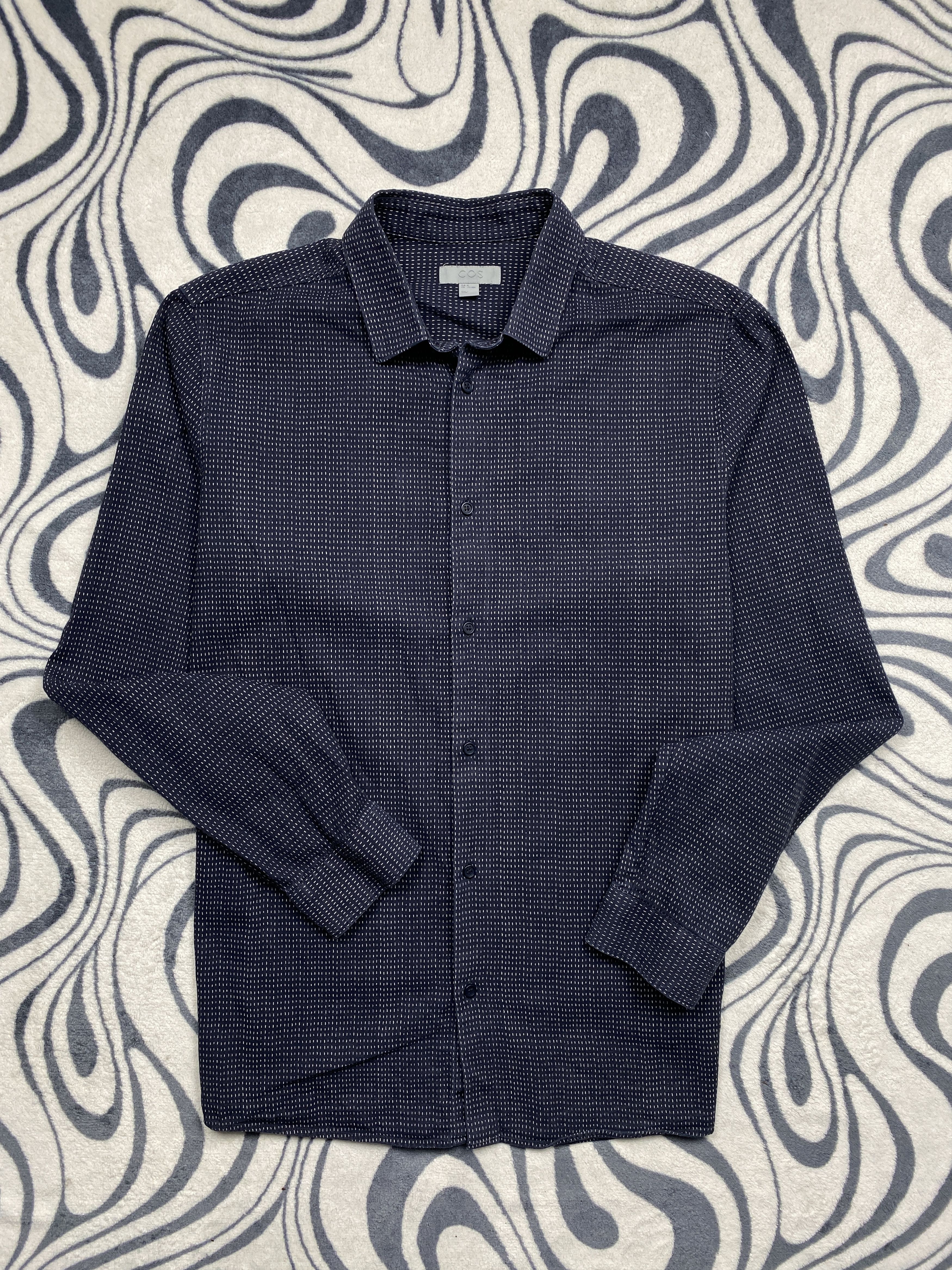 Cos Cos Mens Long Sleeve Shirt Y2K Size US M / EU 48-50 / 2 - 1 Thumbnail