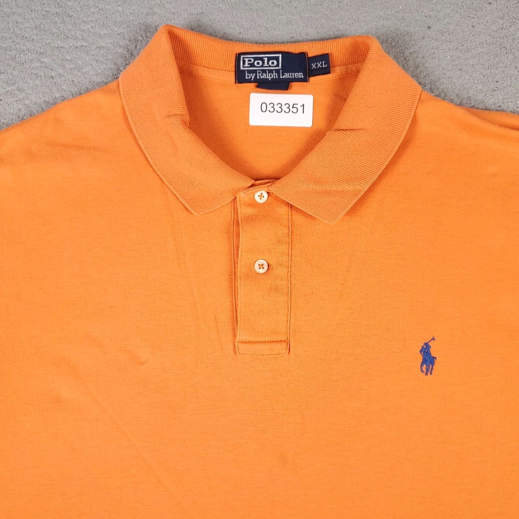 Ralph Lauren Ralph Lauren Polo Shirt Men 2XL Orange Short Sleeve Cotton Size US XXL / EU 58 / 5 - 2 Thumbnail