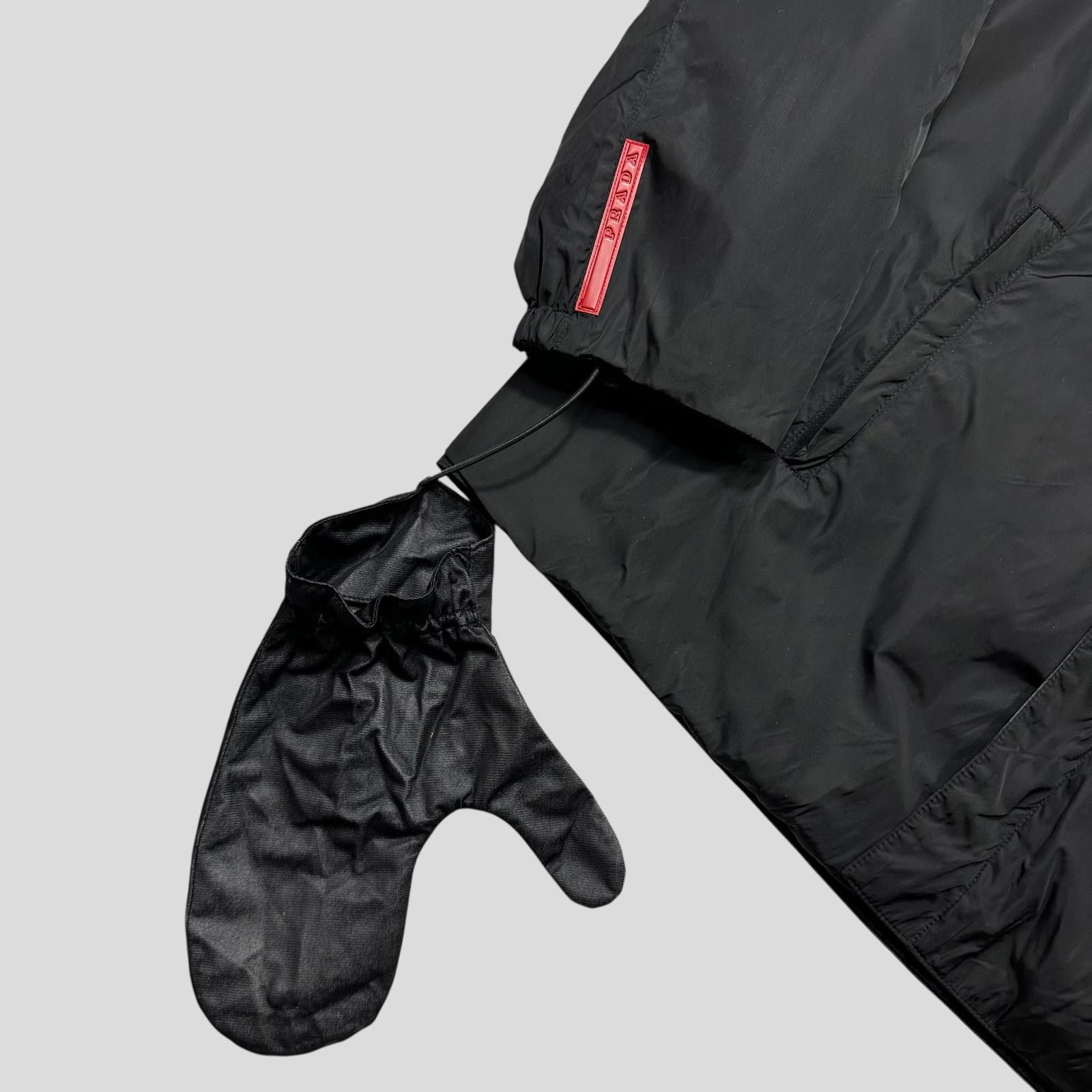 Prada Prada Sport 1999 Hydrophobic Taped Reversible Glove Jacket L Size US L / EU 52-54 / 3 - 7 Thumbnail