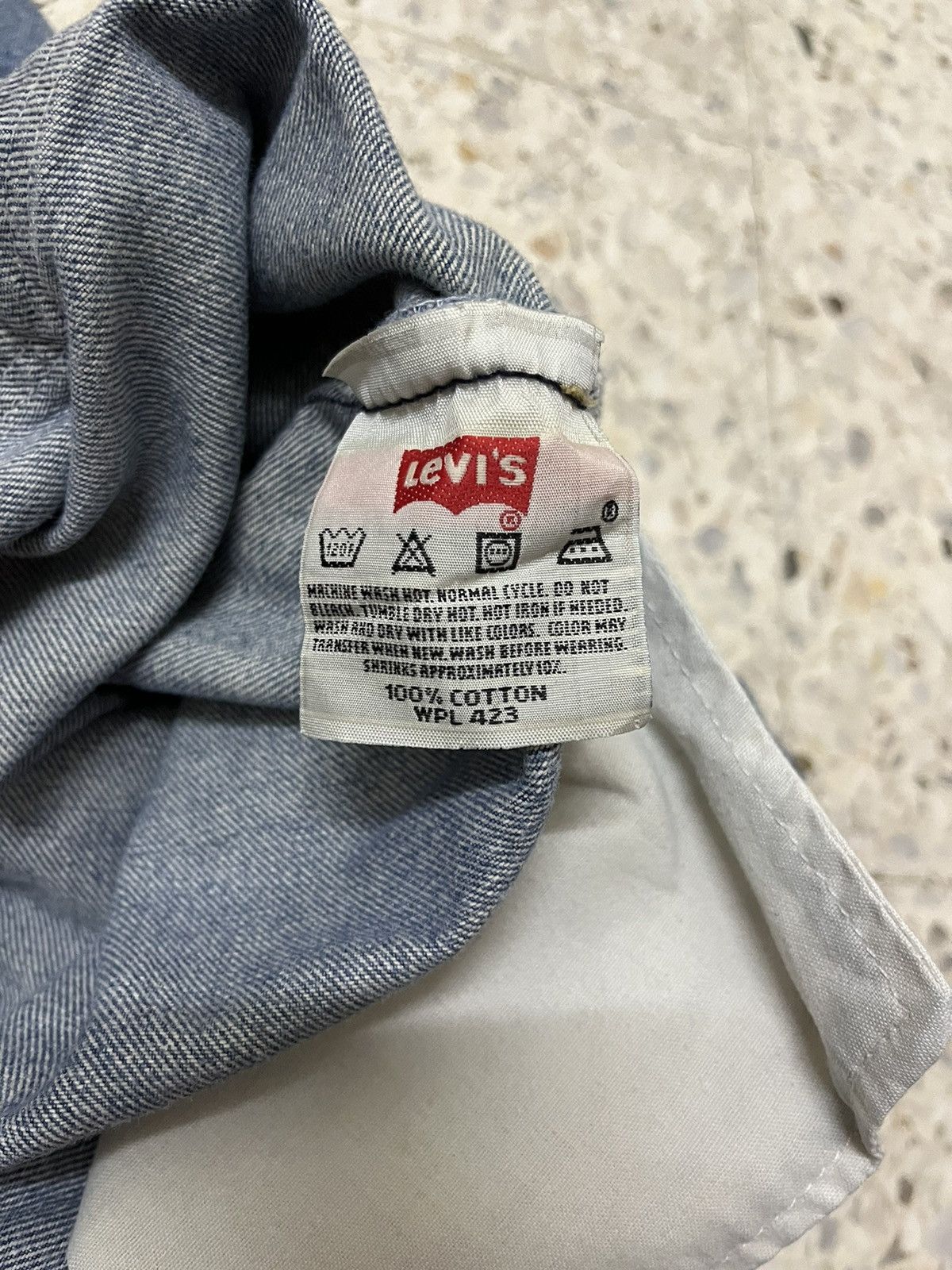 Levi's Vintage levis 501XX light blue distressed Size US 35 - 7 Thumbnail