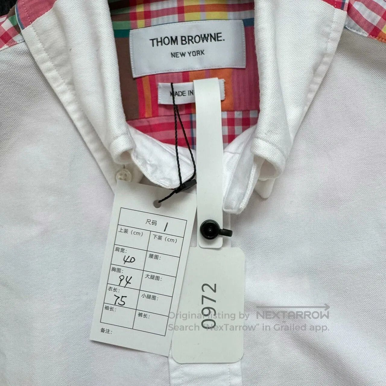 Thom Browne Thom Browne Short Sleeve Shirt. Size US XS / EU 42 / 0 - 3 Thumbnail