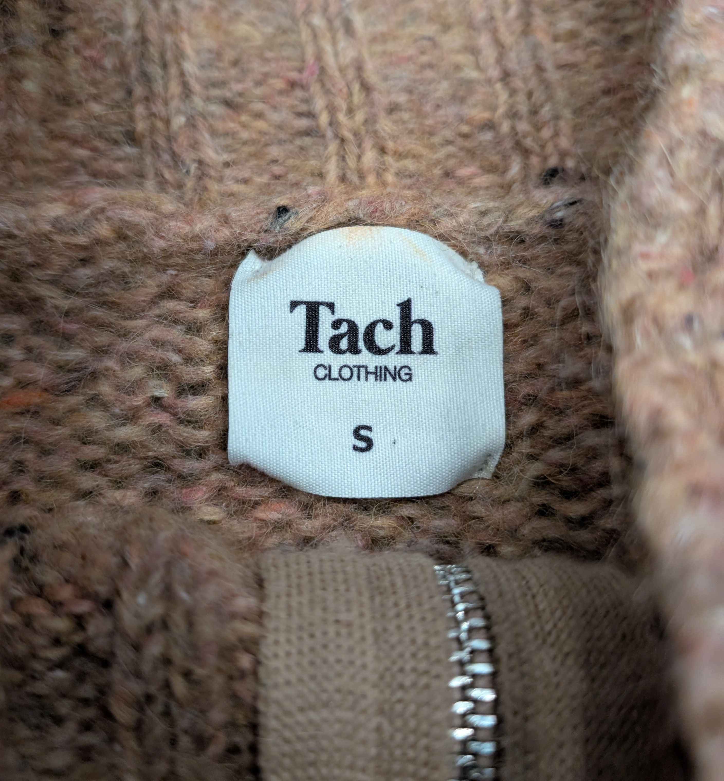 Other Tach Clothing Gabrielle Brown Sweater Mohair Alpaca Blend Size S / US 4 / IT 40 - 3 Thumbnail