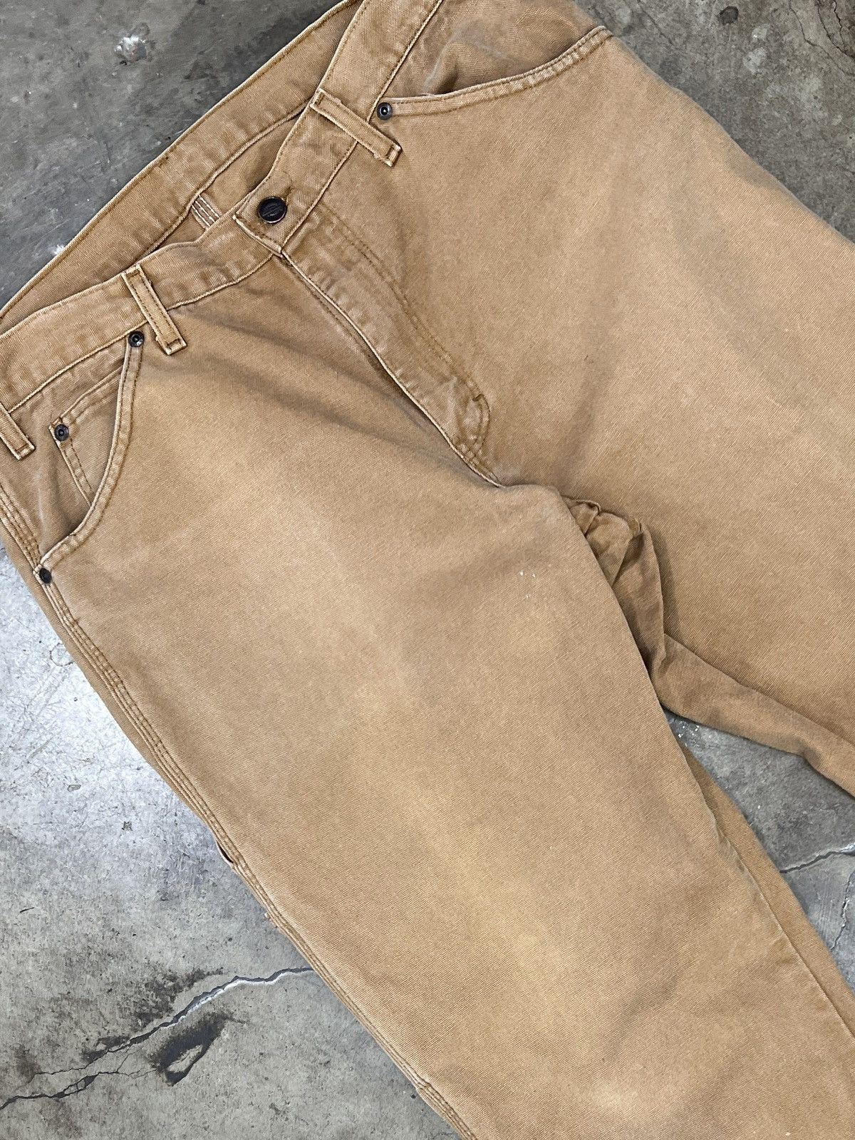 Dickies Vintage Dickies Carpenter Work Pants Khaki 34x30 Size US 34 / EU 50 - 4 Thumbnail