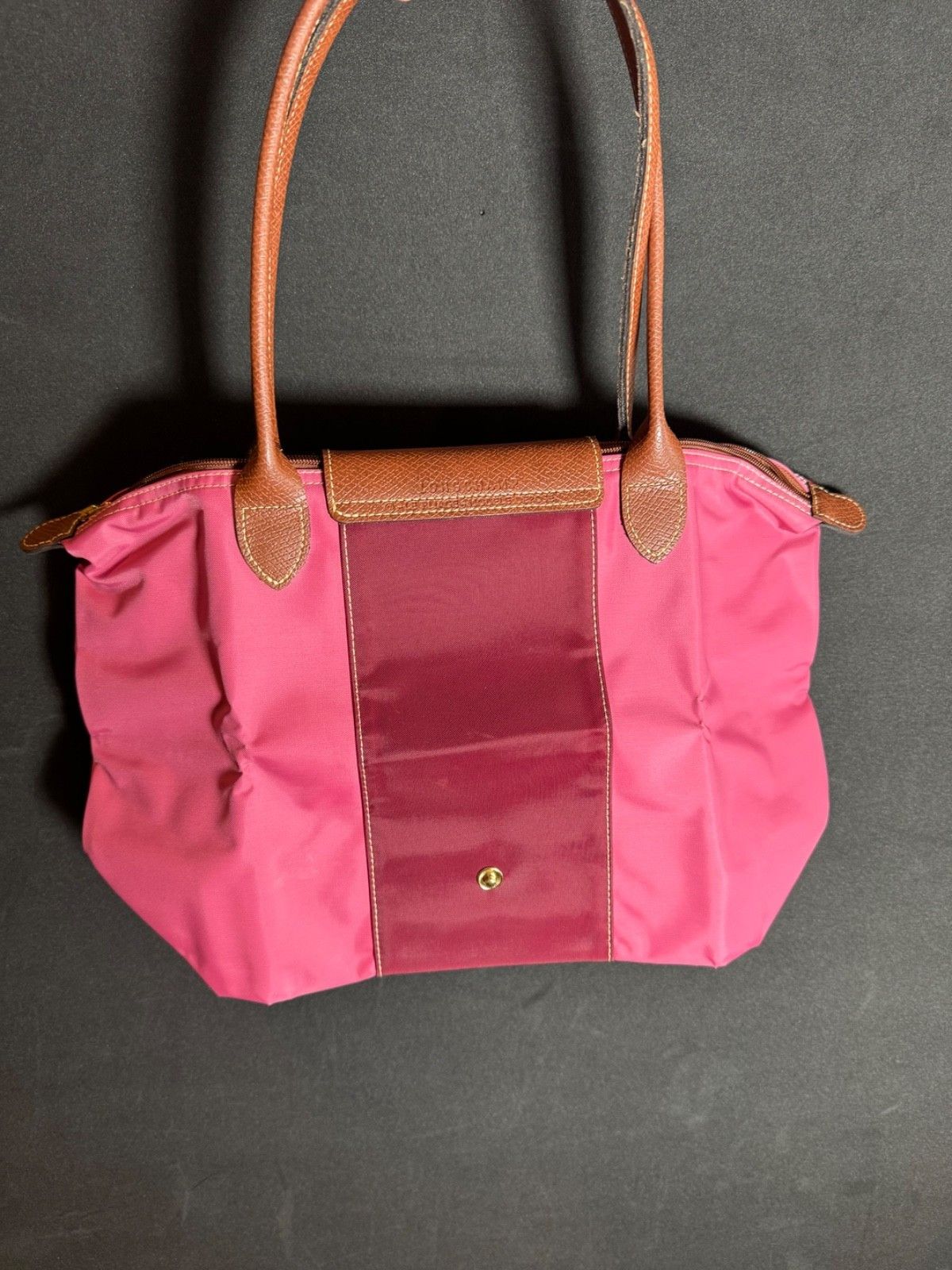 Longchamp NWOT Longchamp Le Pliage Pink Small Canvas Nylon Leather Size ONE SIZE - 2 Thumbnail