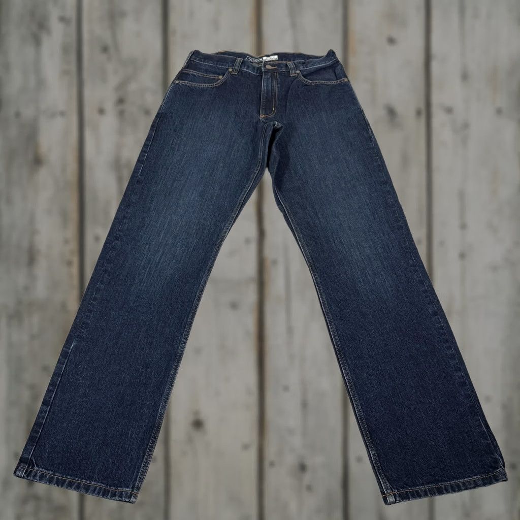 Carhartt Carhartt Jeans Mens 32x34 Blue Relaxed Straight Denim Pants Cotton Work New Size US 32 / EU 48 - 1 Thumbnail